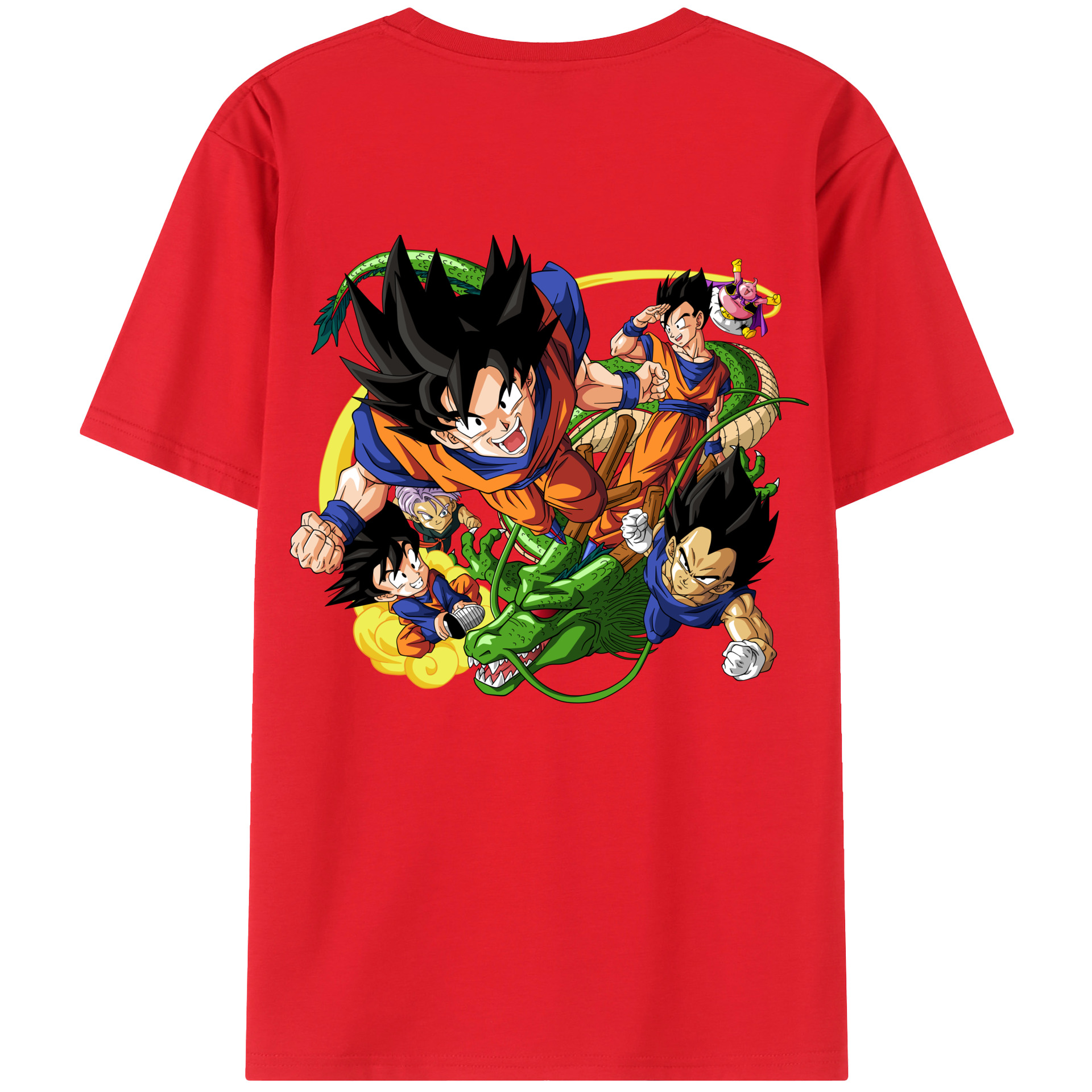 （画像用） ドラゴンボール DRAGON BALL 綿100％半袖Tシャツ（背面プリント）
