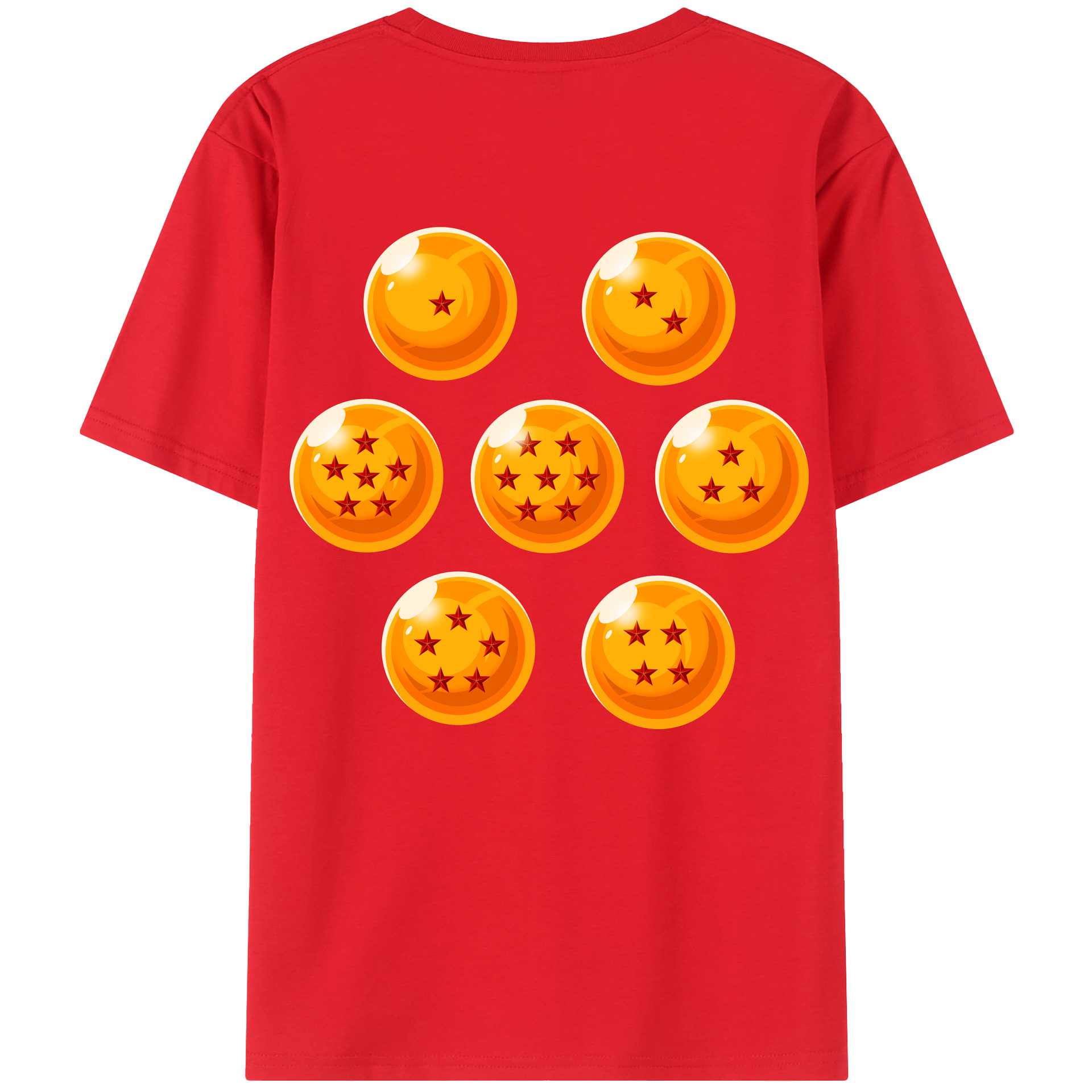 （画像用） ドラゴンボール DRAGON BALL 綿100％半袖Tシャツ（背面プリント）