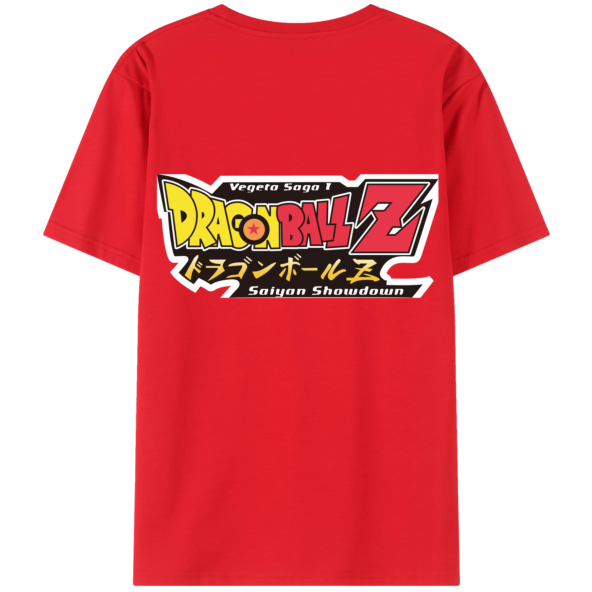 （画像用） ドラゴンボール DRAGON BALL 綿100％半袖Tシャツ（背面プリント）