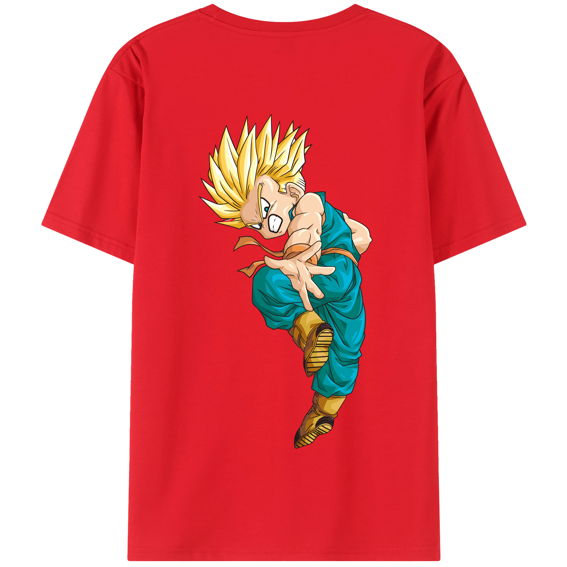 （画像用） ドラゴンボール DRAGON BALL 綿100％半袖Tシャツ（背面プリント）
