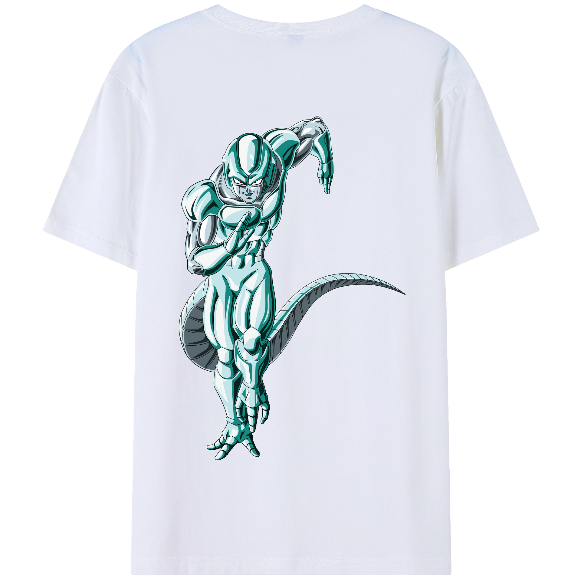 （画像用） ドラゴンボール フリーザ DRAGON BALL Frieza 綿100％半袖Tシャツ（背面プリント）
