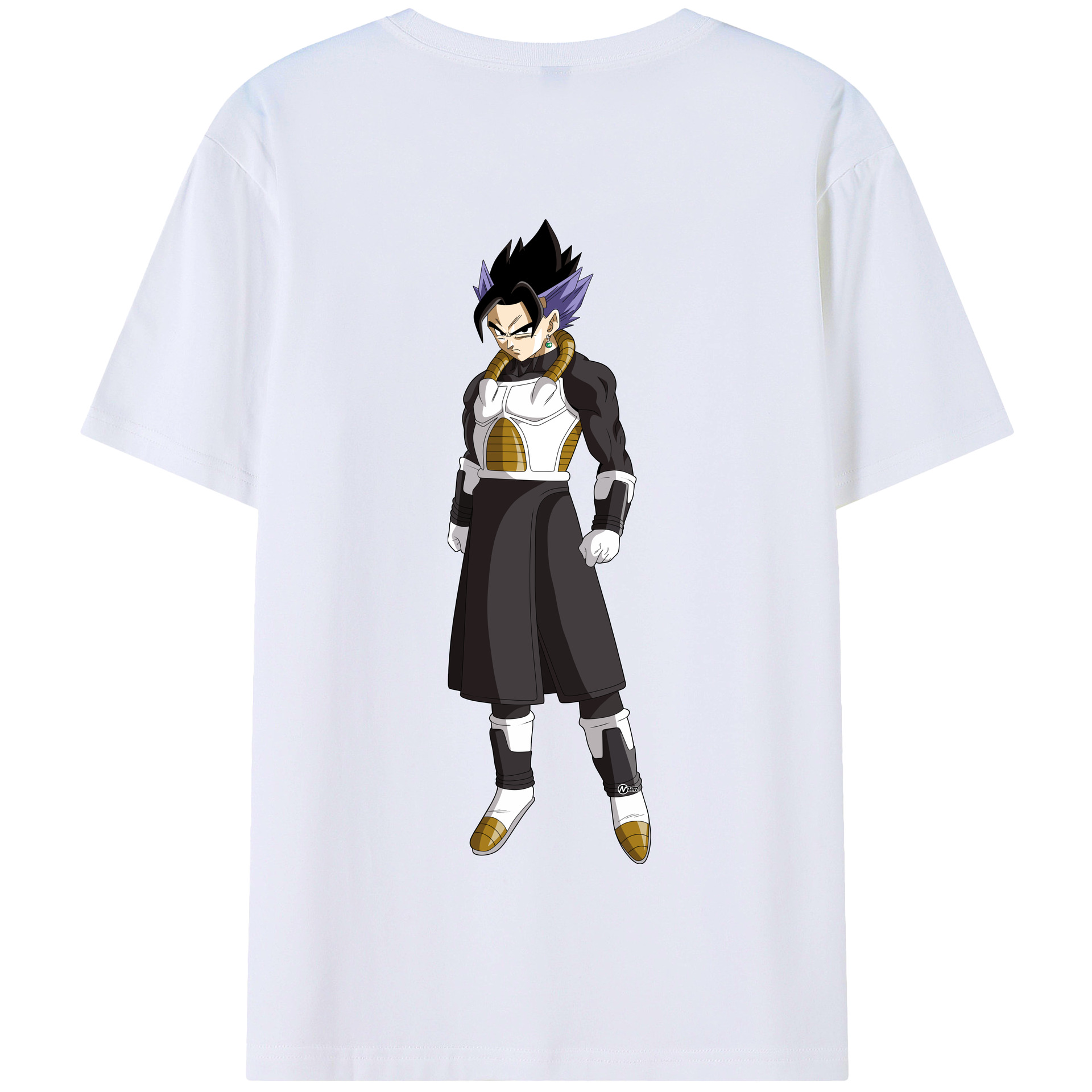 （画像用） ドラゴンボール ベジット DRAGON BALL Vegetto 綿100％半袖Tシャツ（背面プリント）