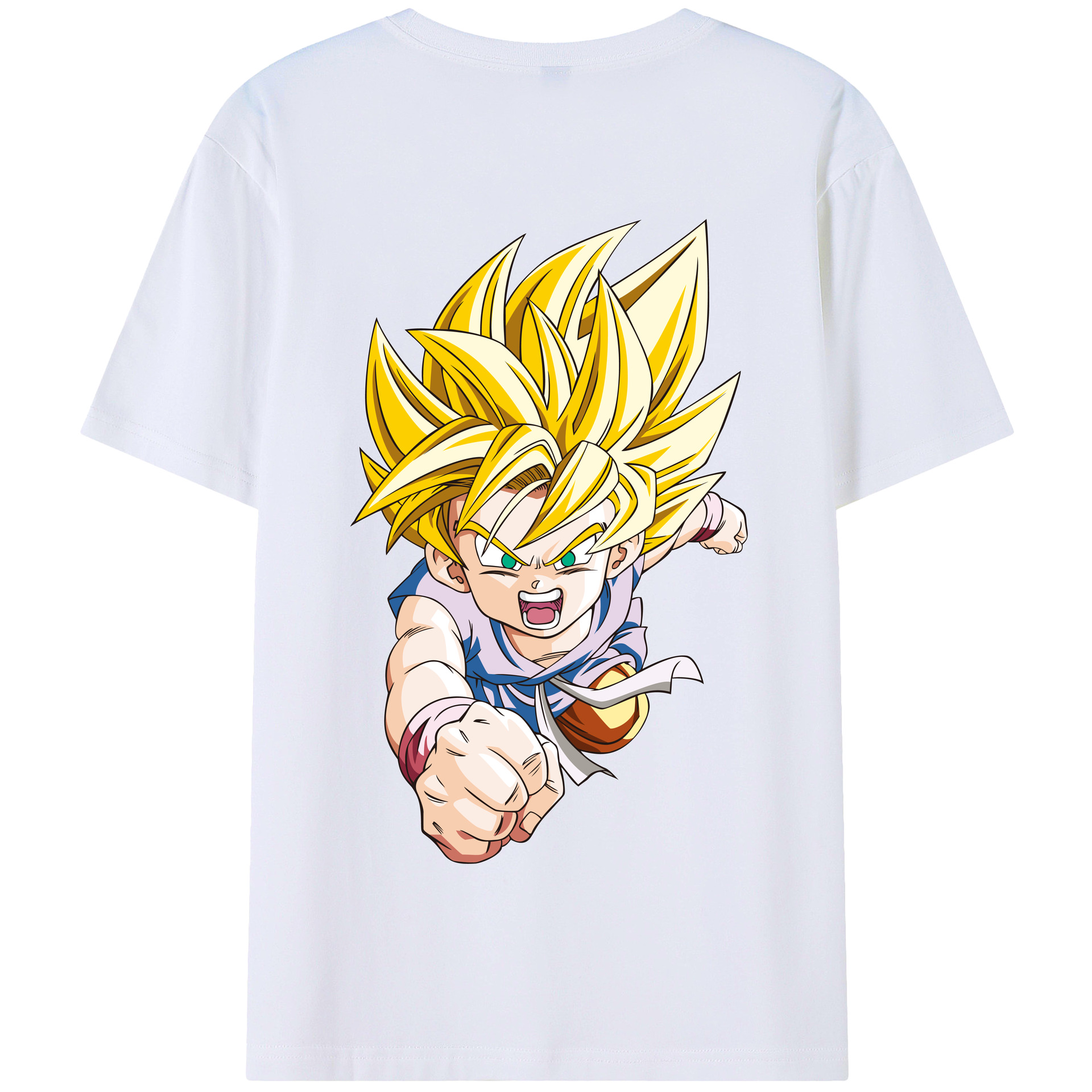 （画像用） ドラゴンボール ベジット DRAGON BALL Vegetto 綿100％半袖Tシャツ（背面プリント）