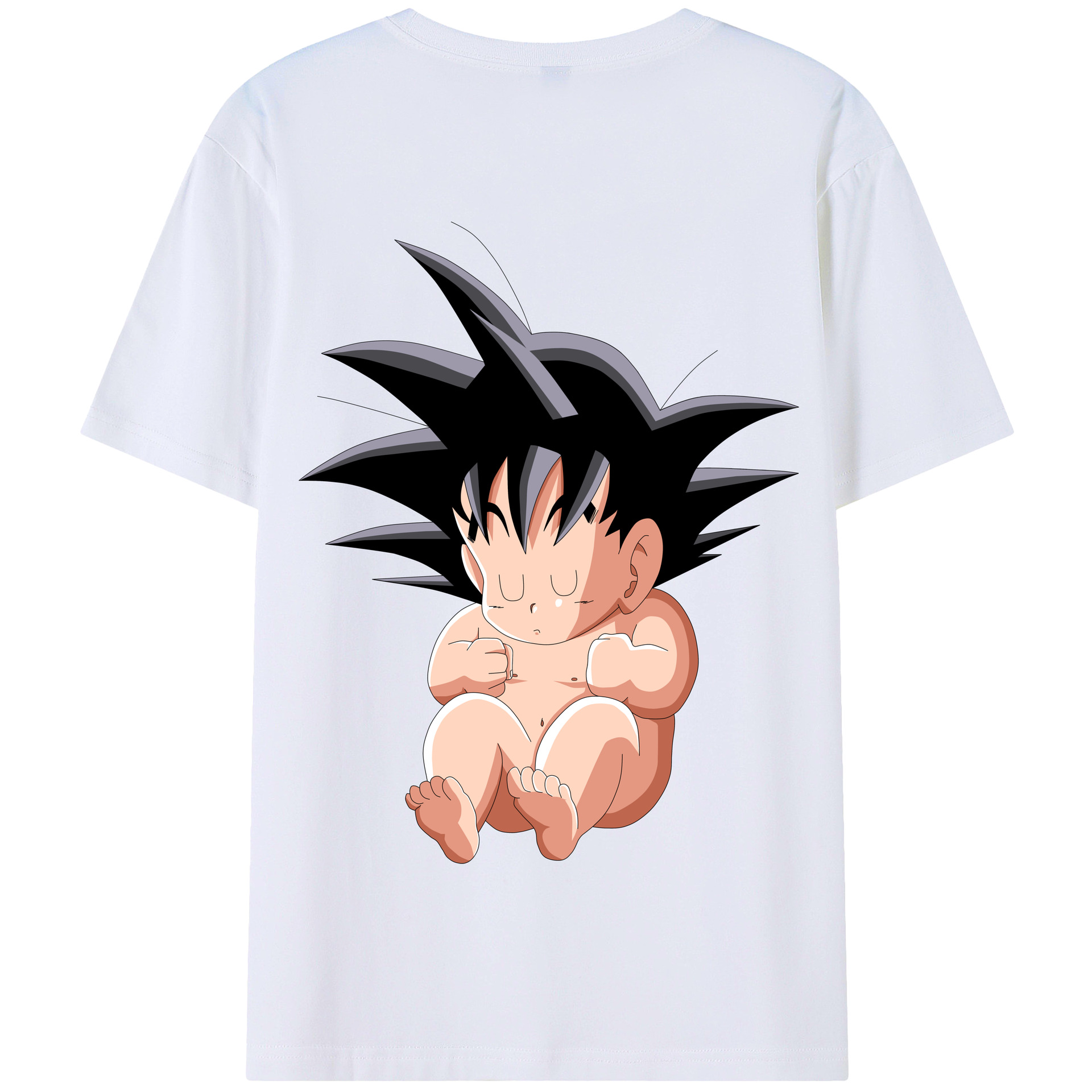 （画像用） ドラゴンボール 孫悟空（そん ごくう）Son Goku カカロット DRAGON BALL Kakarotto 綿100％半袖Tシャツ（背面プリント）