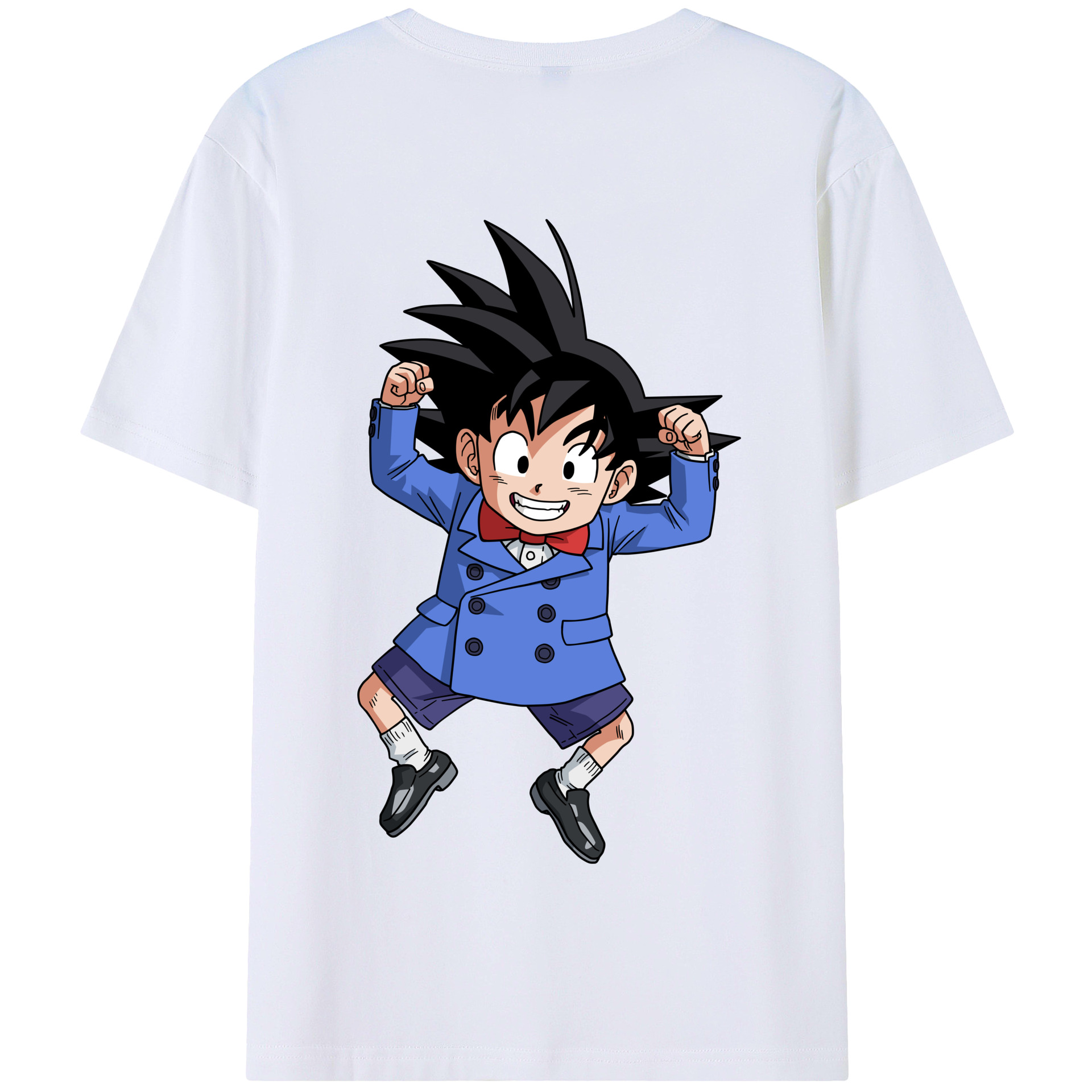 （画像用） ドラゴンボール 孫悟空（そん ごくう）Son Goku カカロット DRAGON BALL Kakarotto 綿100％半袖Tシャツ（背面プリント）