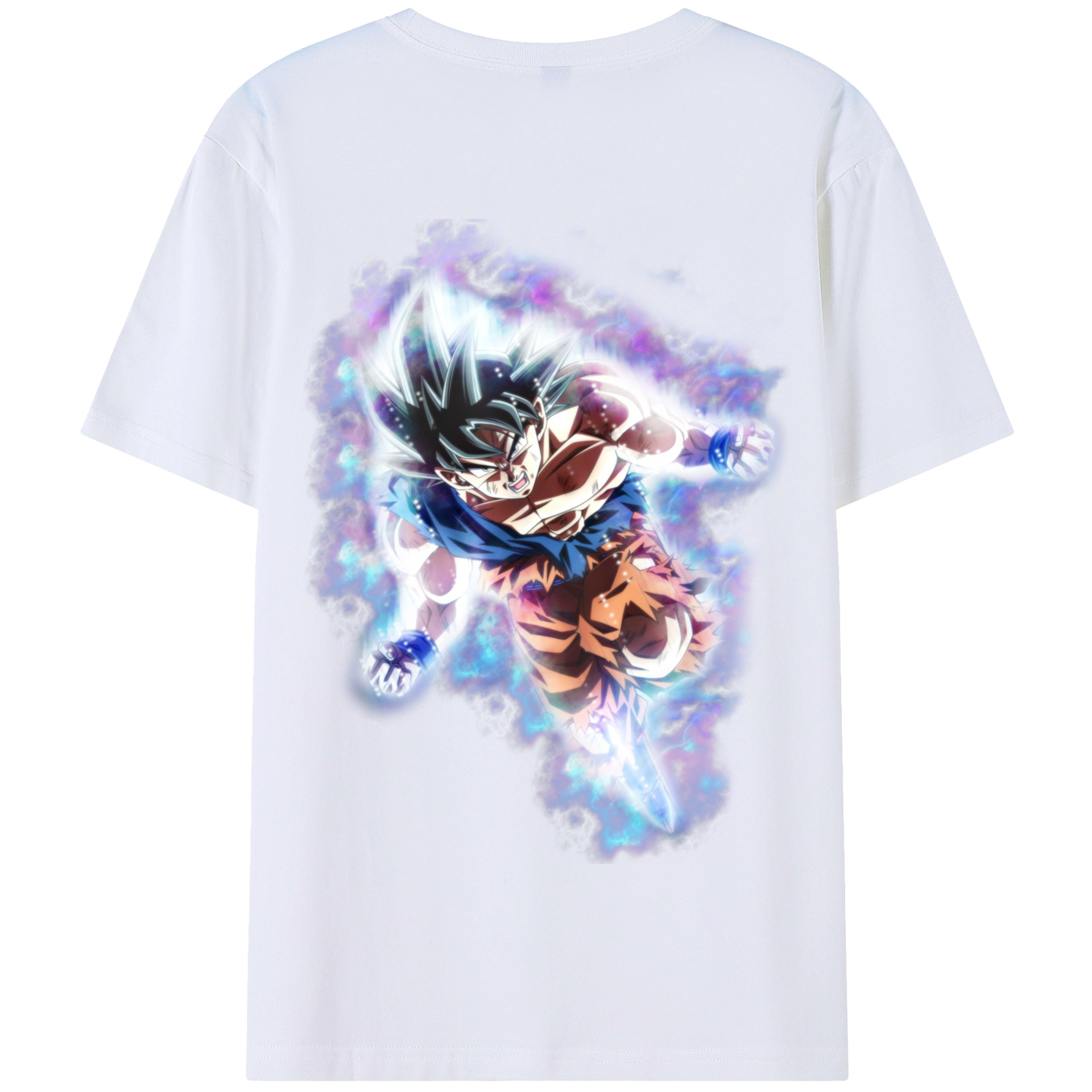 （画像用） ドラゴンボール 孫悟空（そん ごくう）Son Goku カカロット DRAGON BALL Kakarotto 綿100％半袖Tシャツ（背面プリント）