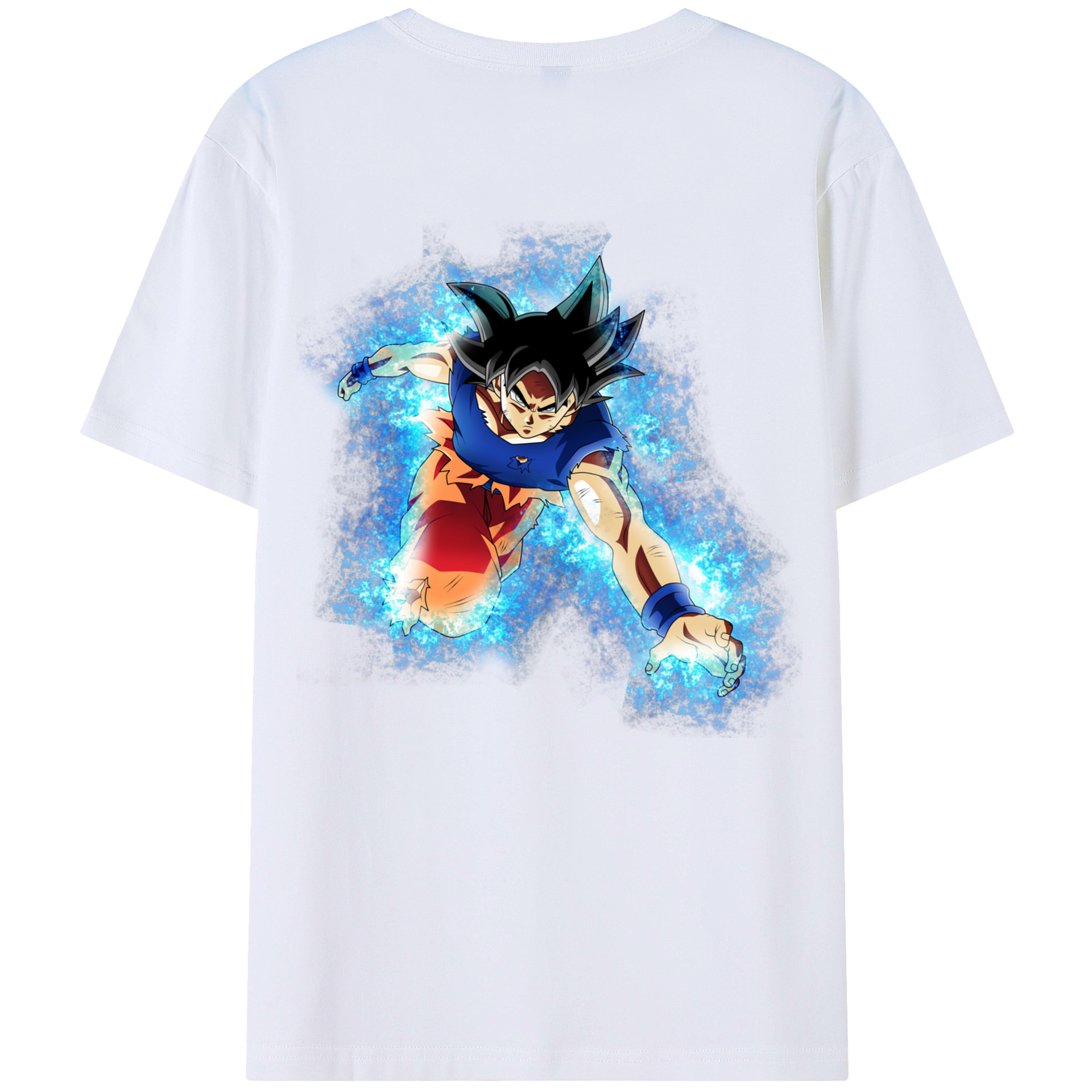 （画像用） ドラゴンボール 孫悟空（そん ごくう）Son Goku カカロット DRAGON BALL Kakarotto 綿100％半袖Tシャツ（背面プリント）