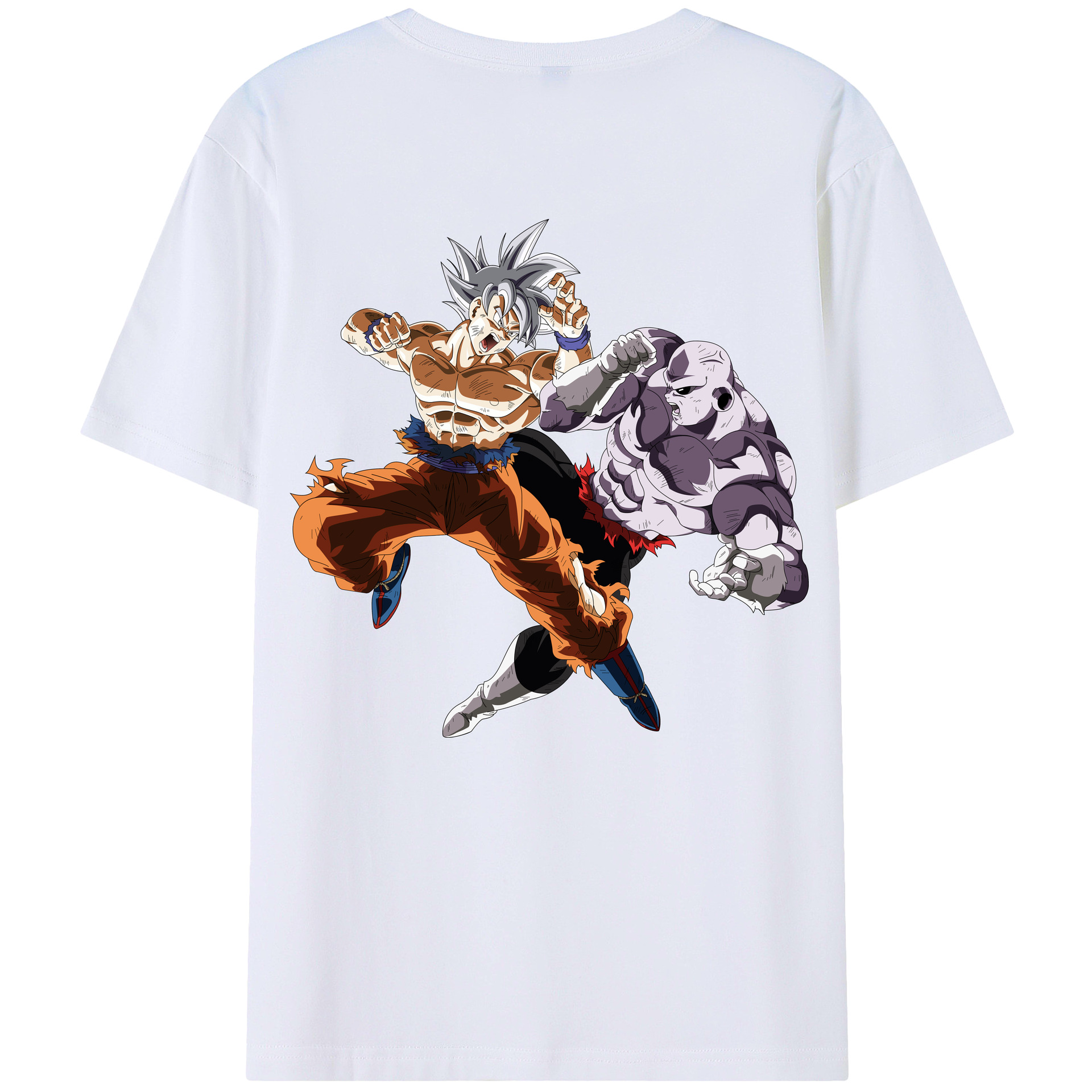 （画像用） ドラゴンボール 孫悟空（そん ごくう）Son Goku カカロット DRAGON BALL Kakarotto 綿100％半袖Tシャツ（背面プリント）
