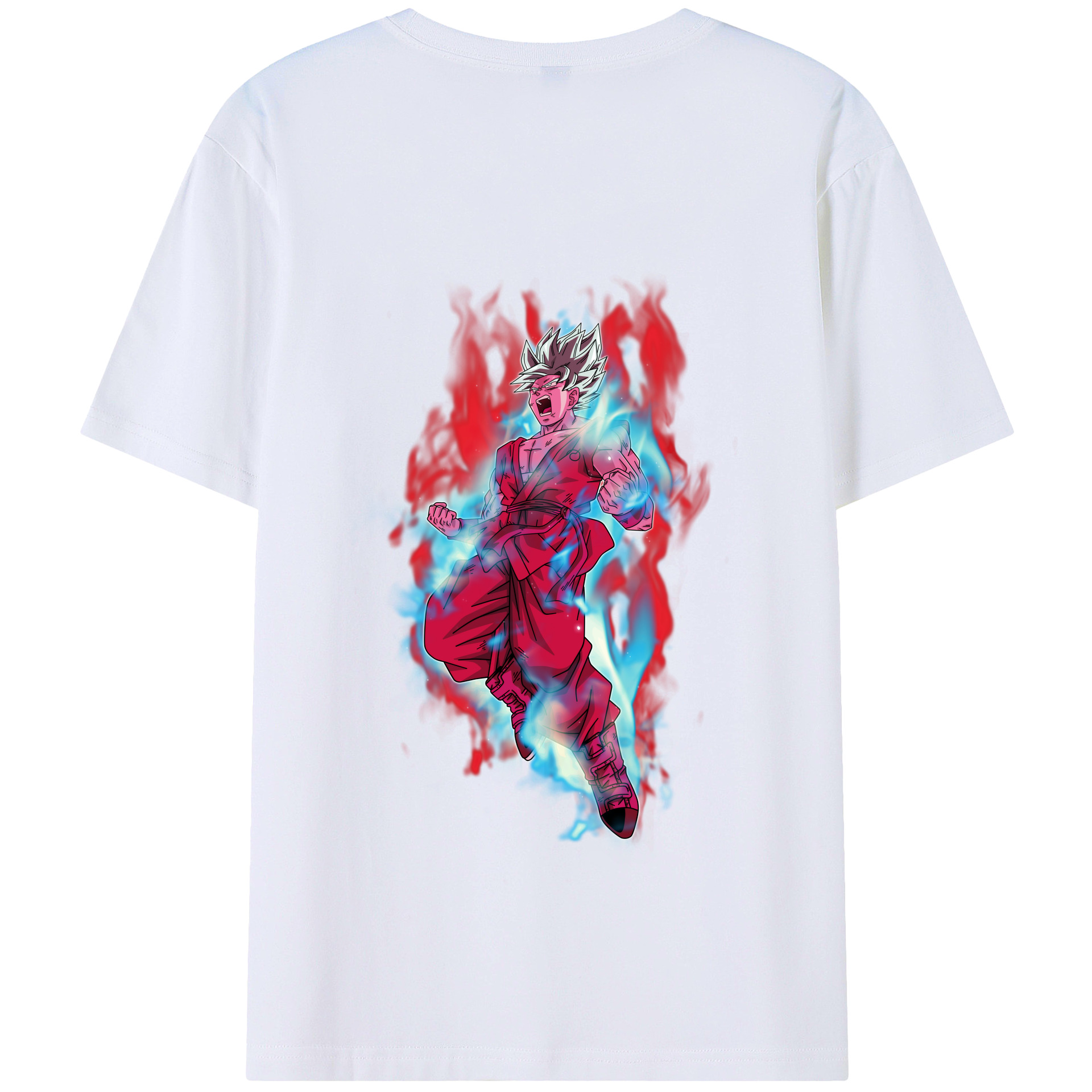 （画像用） ドラゴンボール 孫悟空（そん ごくう）Son Goku カカロット DRAGON BALL Kakarotto 綿100％半袖Tシャツ（背面プリント）
