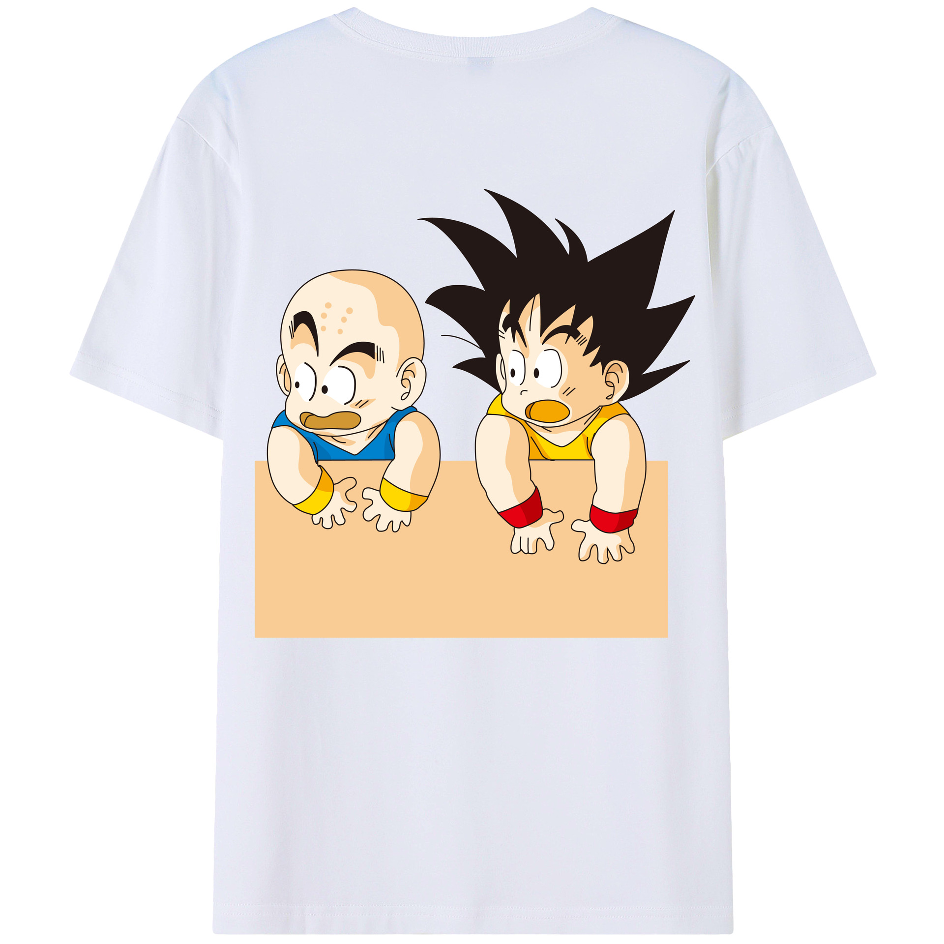 （画像用） ドラゴンボール 孫悟空（そん ごくう）Son Goku カカロット DRAGON BALL Kakarotto 綿100％半袖Tシャツ（背面プリント）