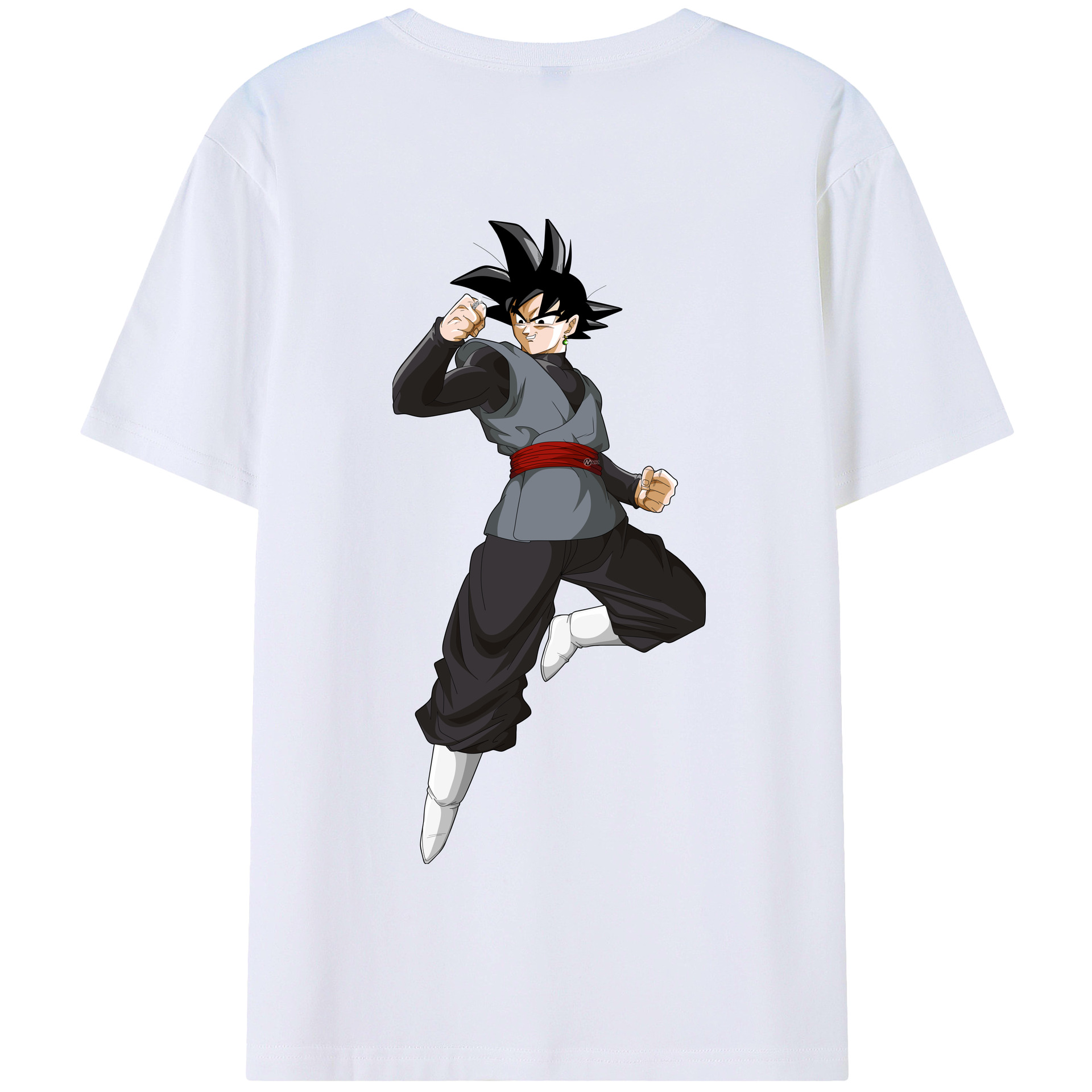 （画像用） ドラゴンボール ベジータ四世（Bejīta Yonsei）DRAGON BALL Vegeta IV 綿100％半袖Tシャツ（背面プリント）