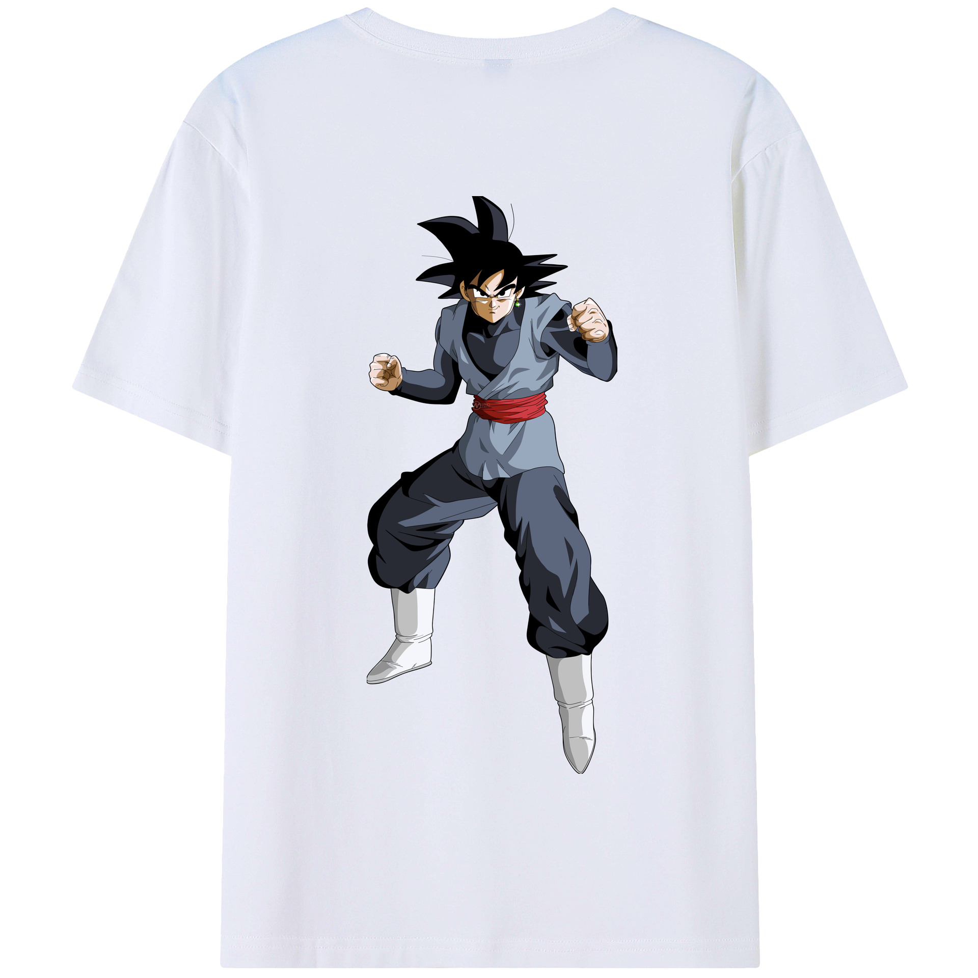 （画像用） ドラゴンボール ベジータ四世（Bejīta Yonsei）DRAGON BALL Vegeta IV 綿100％半袖Tシャツ（背面プリント）
