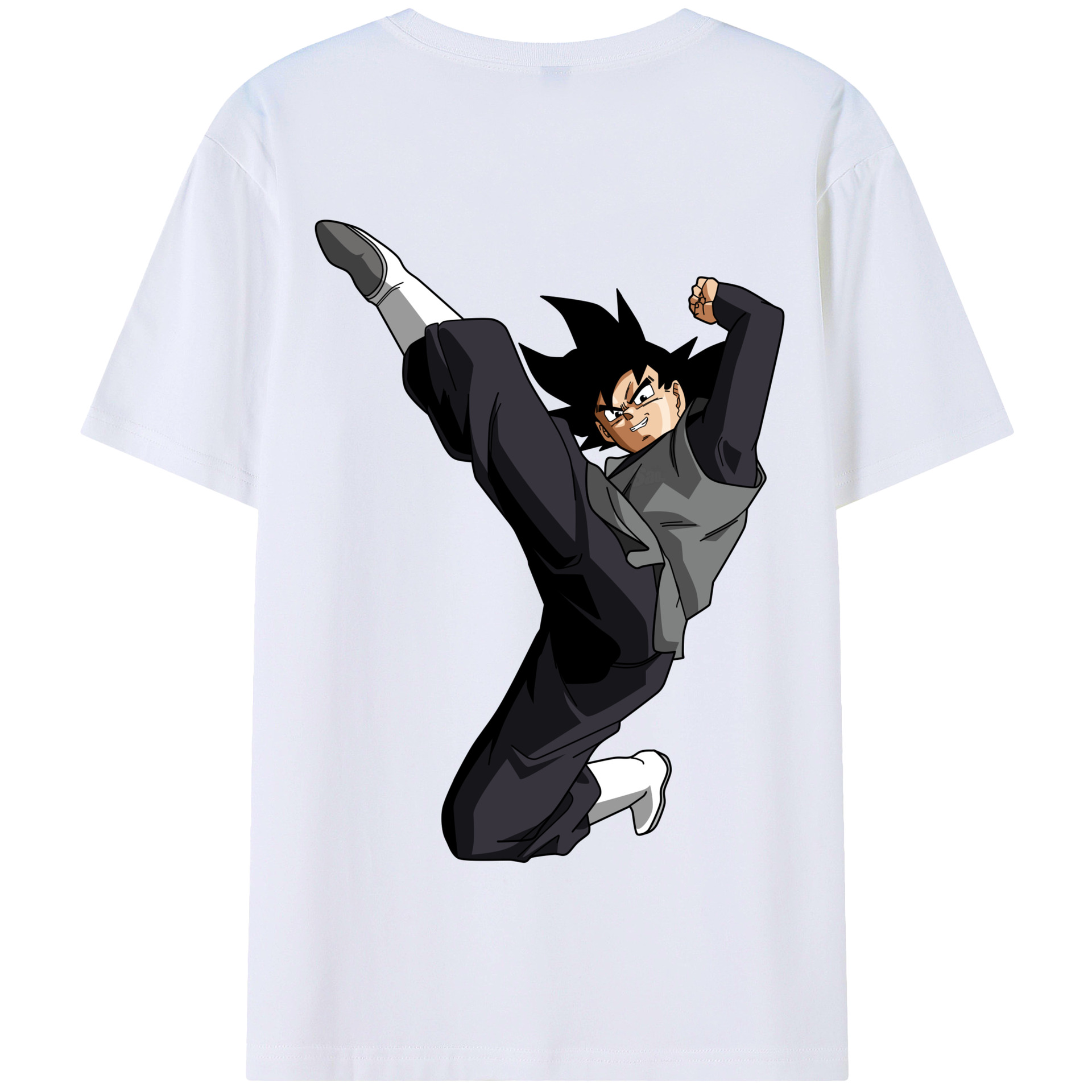 （画像用） ドラゴンボール ベジータ四世（Bejīta Yonsei）DRAGON BALL Vegeta IV 綿100％半袖Tシャツ（背面プリント）