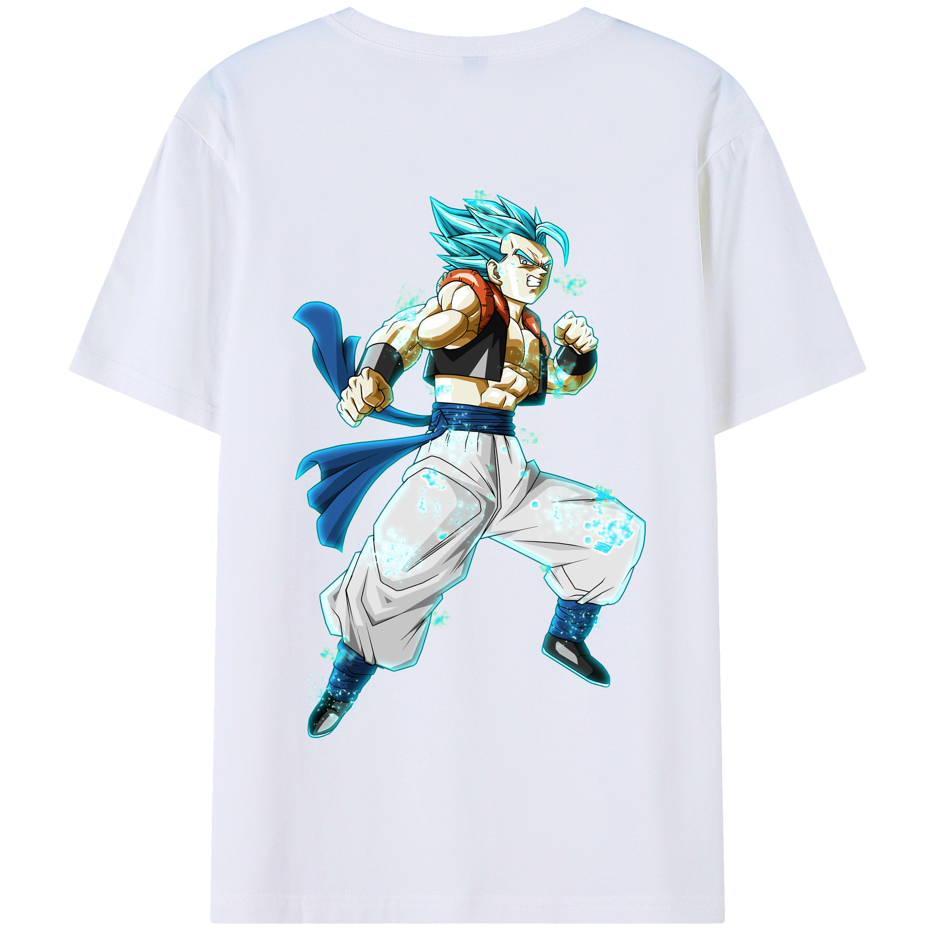 （画像用） ドラゴンボール ベジータ四世（Bejīta Yonsei）DRAGON BALL Vegeta IV 綿100％半袖Tシャツ（背面プリント）