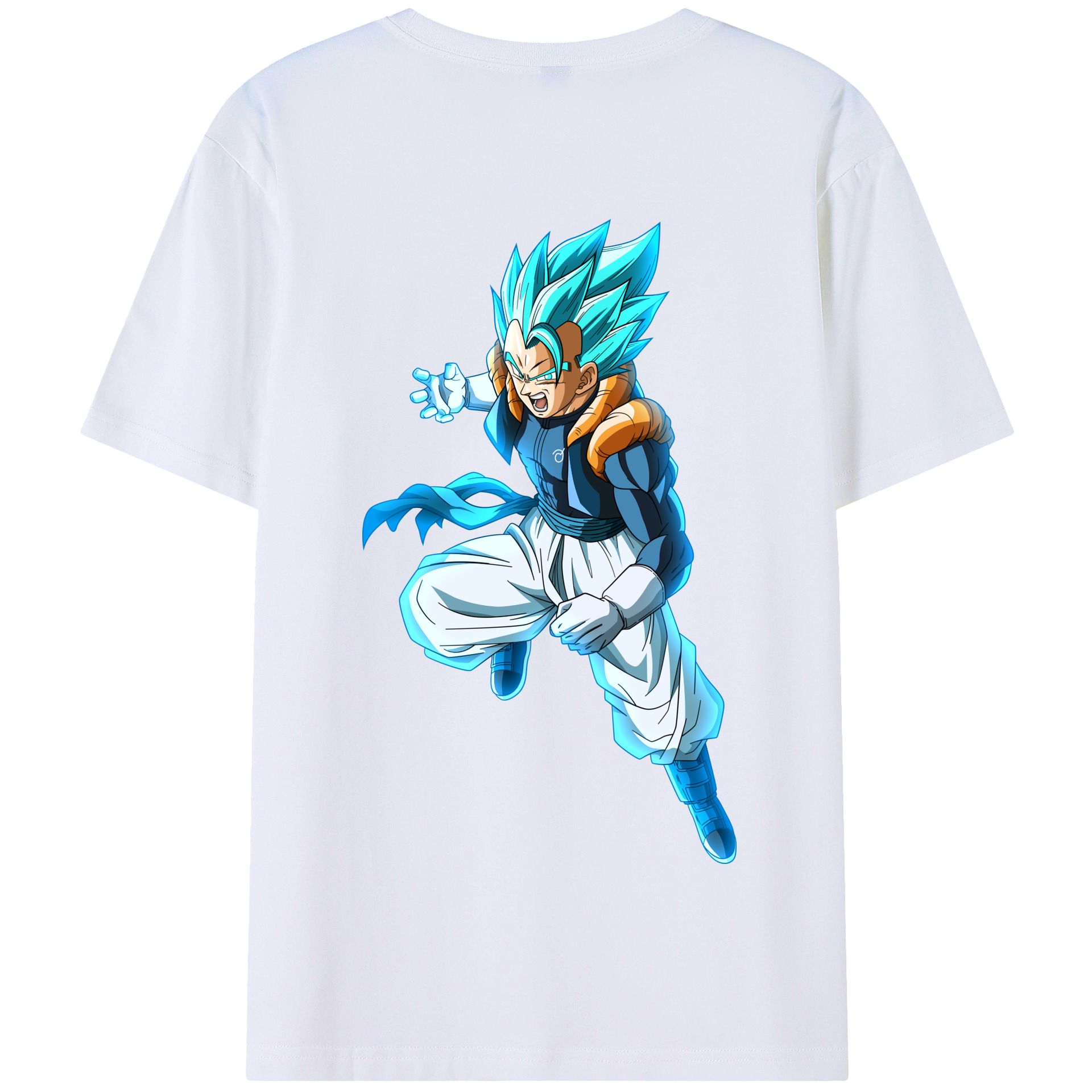 （画像用） ドラゴンボール ベジータ四世（Bejīta Yonsei）DRAGON BALL Vegeta IV 綿100％半袖Tシャツ（背面プリント）