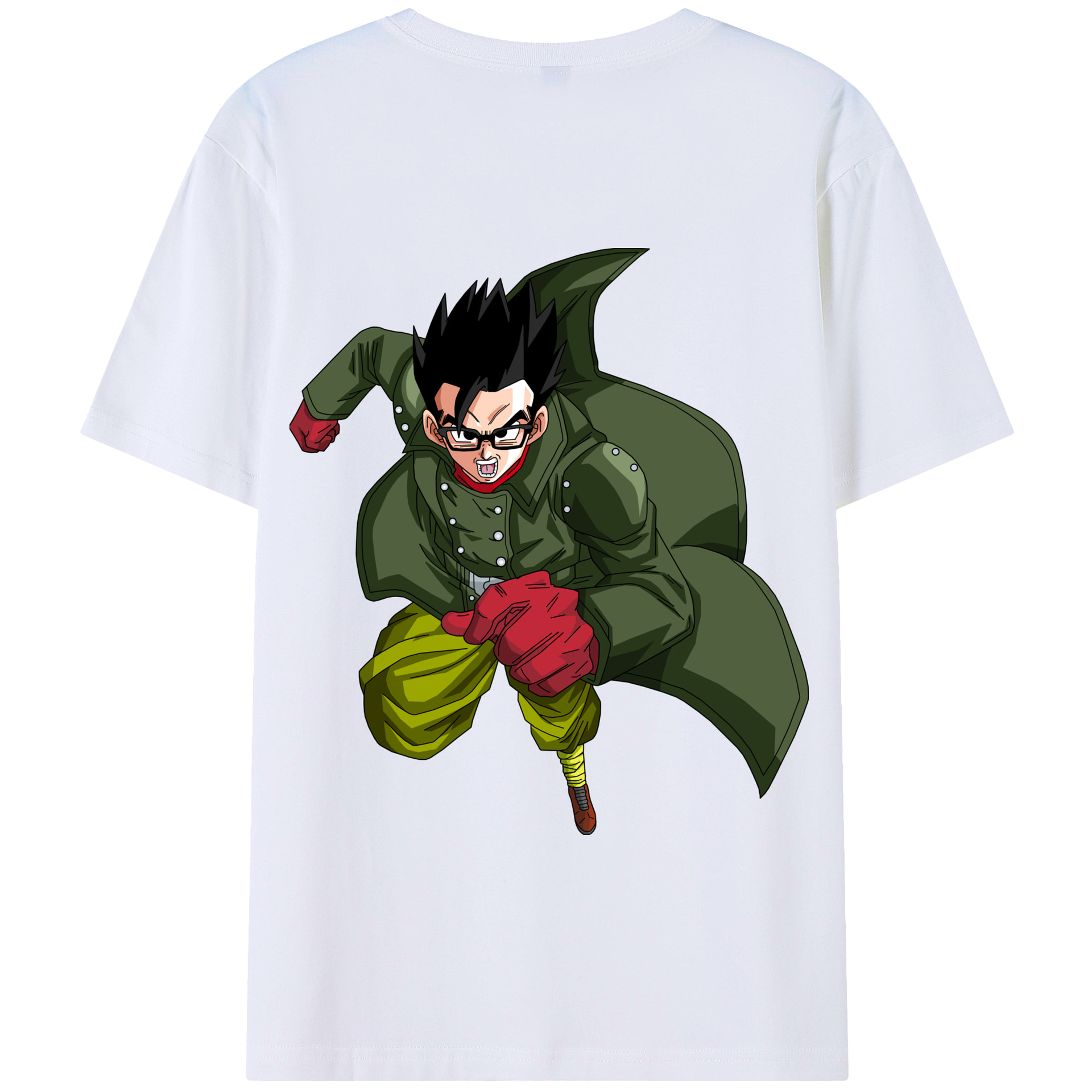 （画像用） ドラゴンボール 孫 悟飯（そんごはん）DRAGON BALL Son Gohan 綿100％半袖Tシャツ（背面プリント）