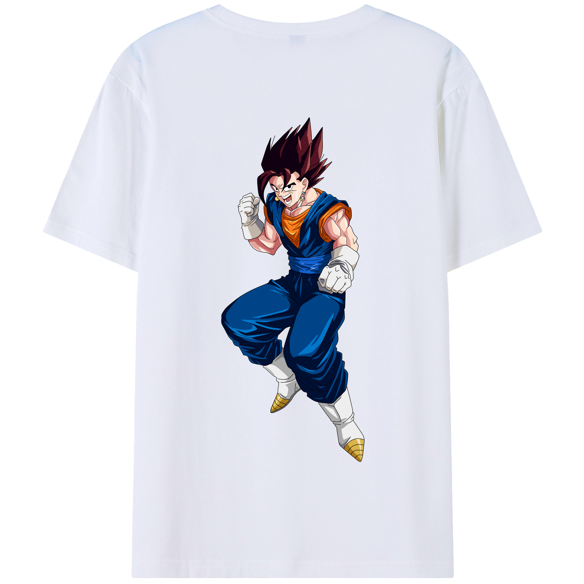 （画像用） ドラゴンボール 孫 悟飯（そんごはん）DRAGON BALL Son Gohan 綿100％半袖Tシャツ（背面プリント）