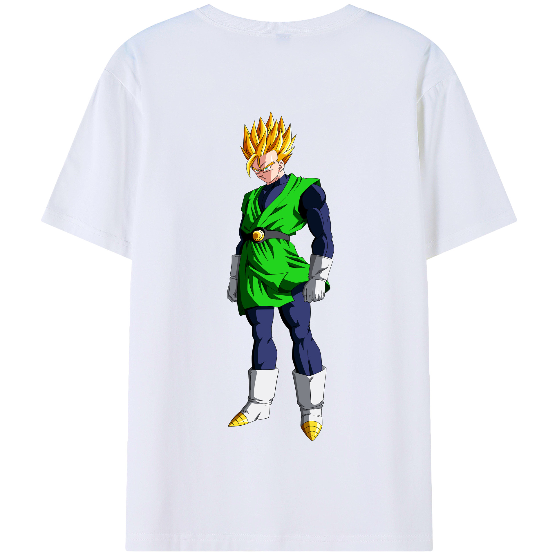 （画像用） ドラゴンボール 孫 悟飯（そんごはん）DRAGON BALL Son Gohan 綿100％半袖Tシャツ（背面プリント）