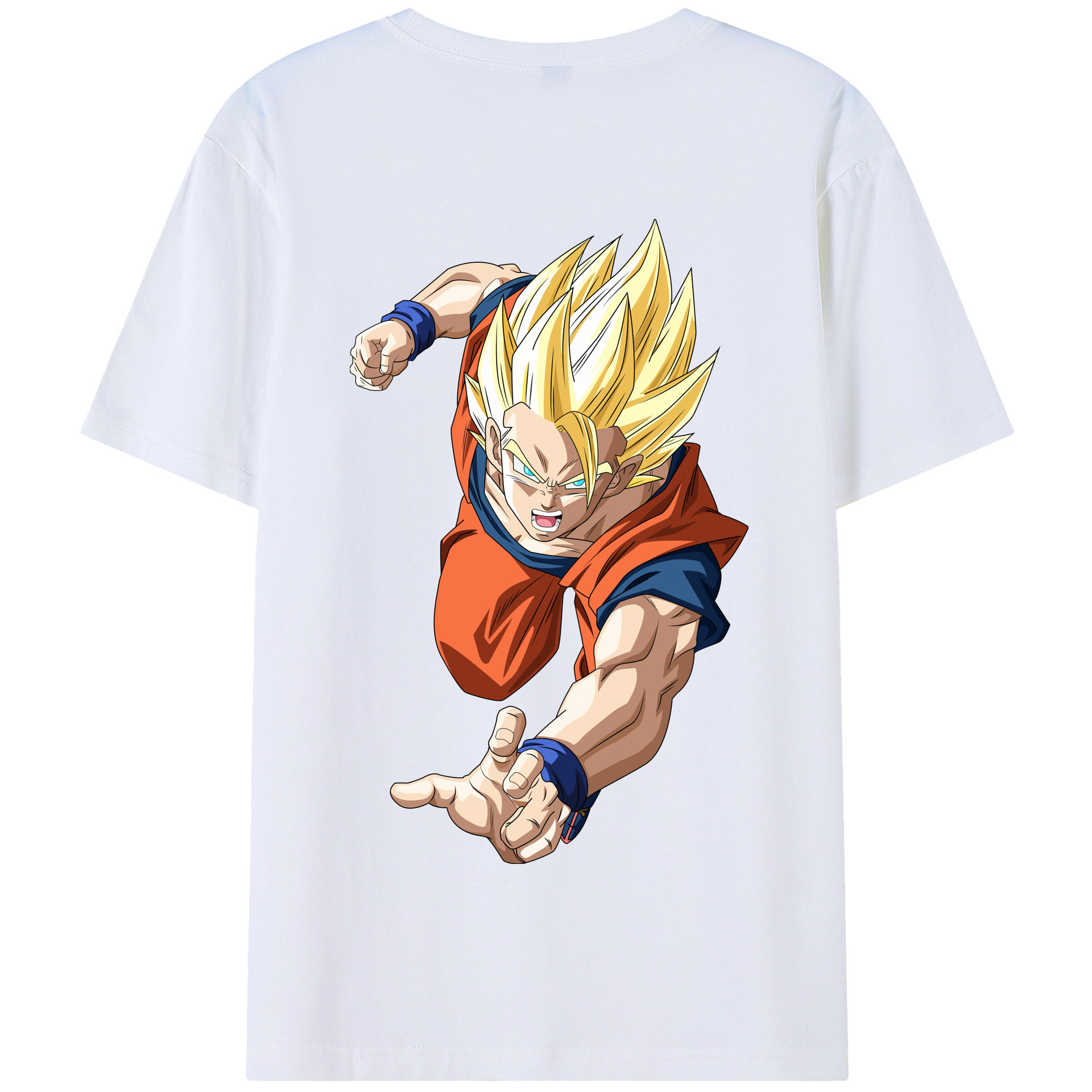 （画像用） ドラゴンボール 孫 悟飯（そんごはん）DRAGON BALL Son Gohan 綿100％半袖Tシャツ（背面プリント）