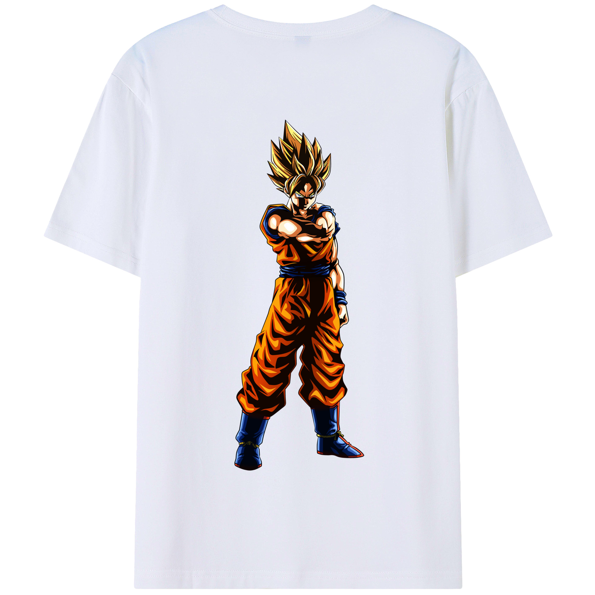 （画像用） ドラゴンボール 孫 悟飯（そんごはん）DRAGON BALL Son Gohan 綿100％半袖Tシャツ（背面プリント）