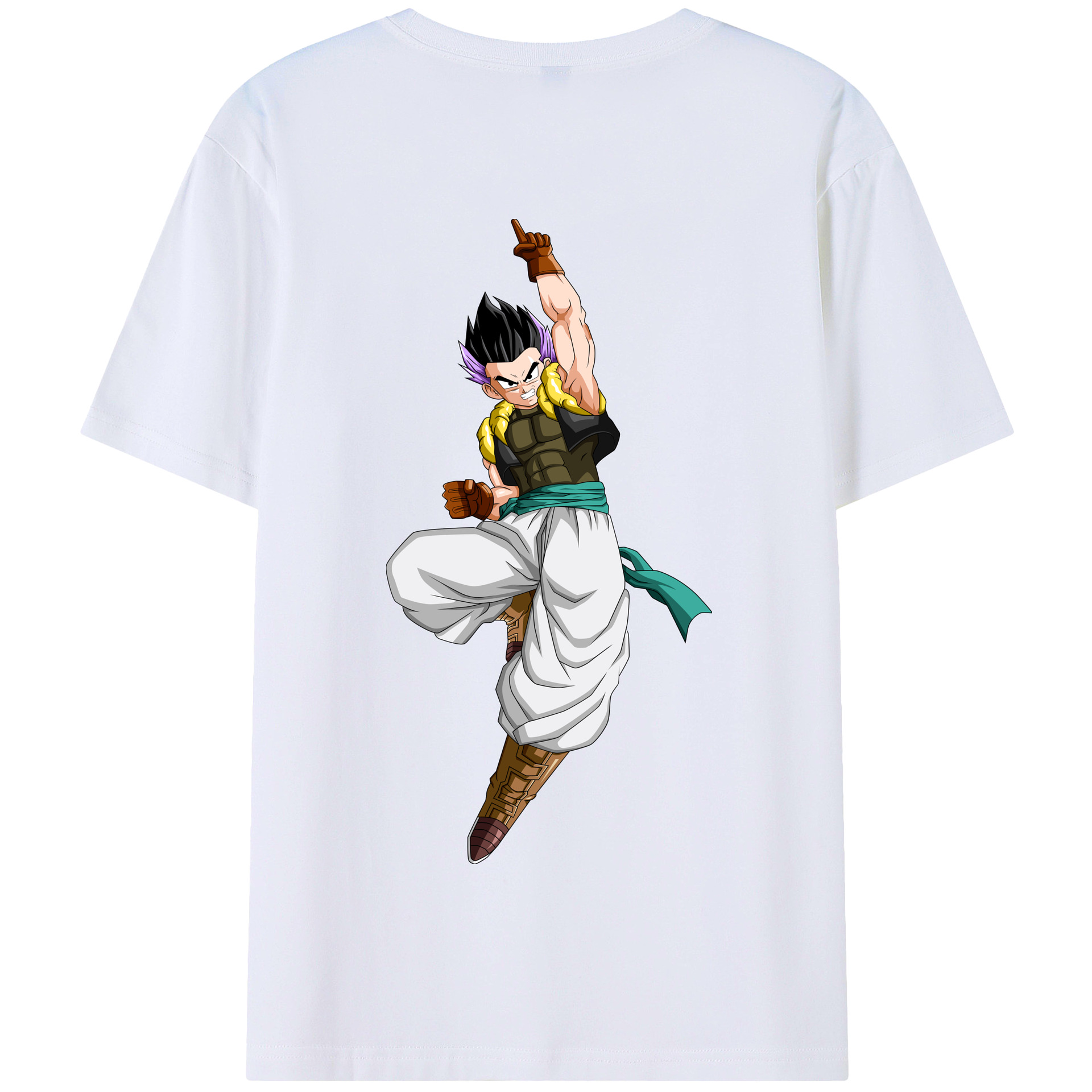 （画像用） ドラゴンボール 孫 悟飯（そんごはん）DRAGON BALL Son Gohan 綿100％半袖Tシャツ（背面プリント）