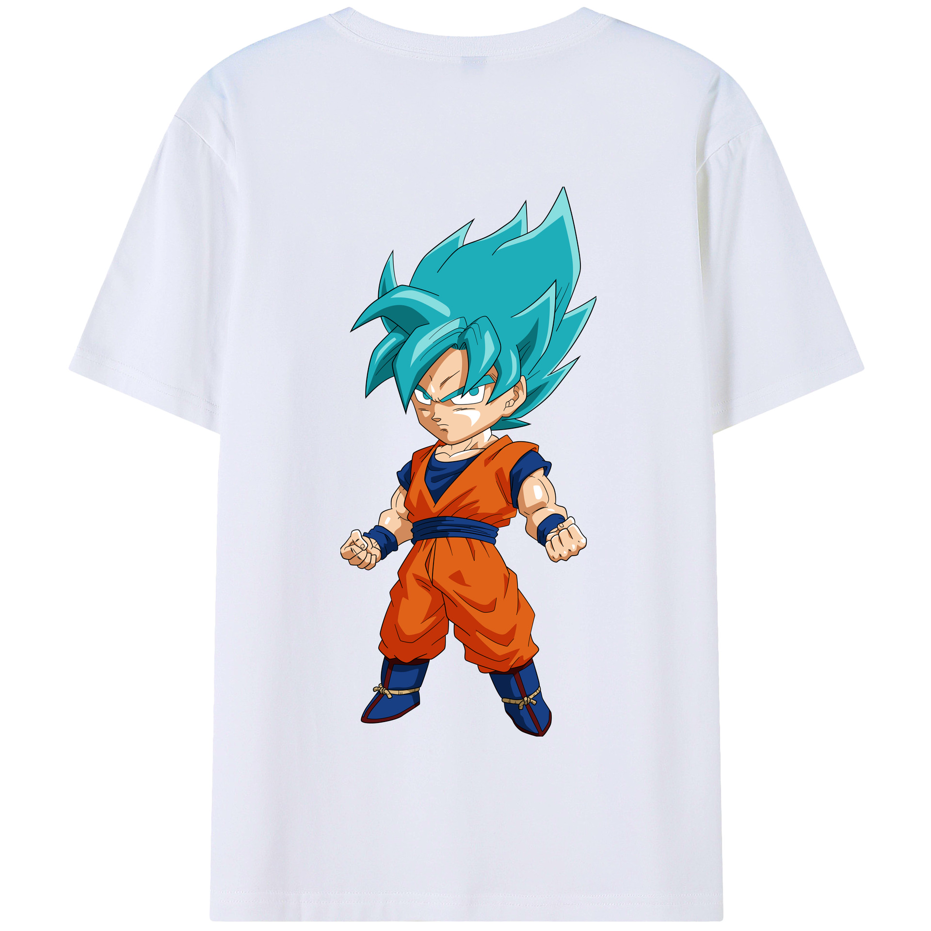（画像用） ドラゴンボール 孫 悟飯（そんごはん）DRAGON BALL Son Gohan 綿100％半袖Tシャツ（背面プリント）