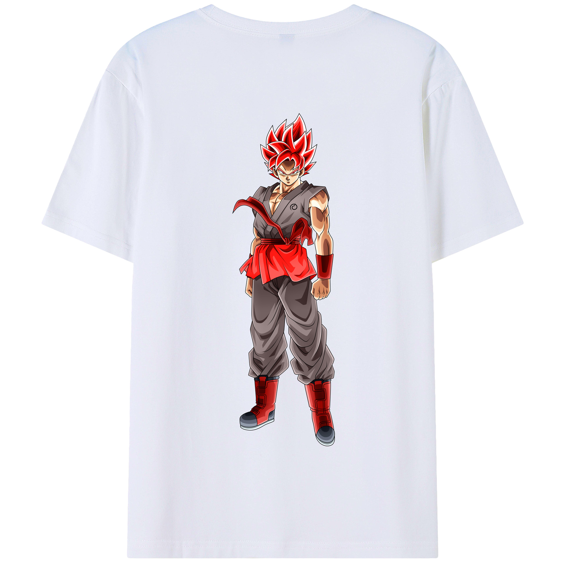 （画像用） ドラゴンボール 孫 悟飯（そんごはん）DRAGON BALL Son Gohan 綿100％半袖Tシャツ（背面プリント）