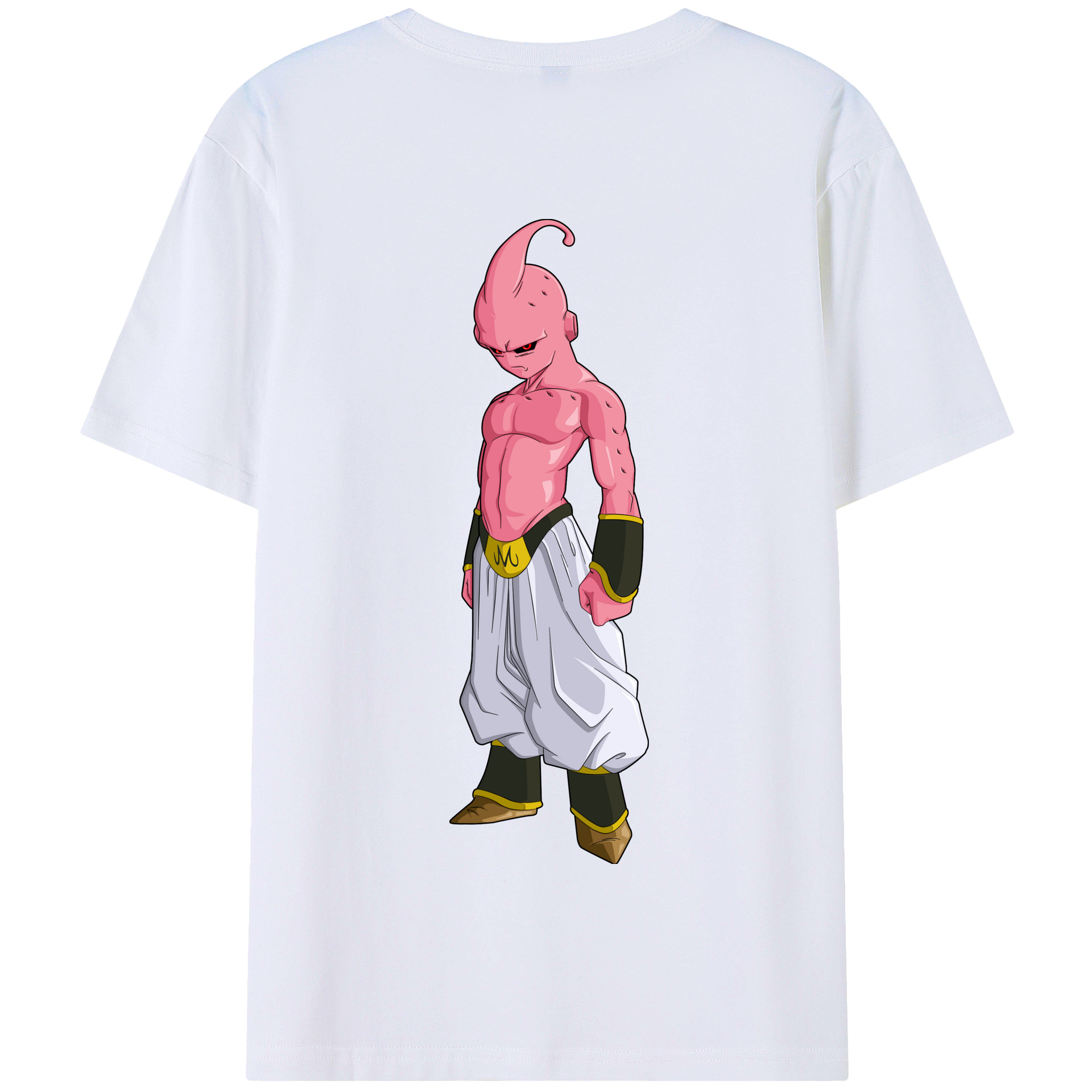 （画像用） ドラゴンボール 魔人ブウ DRAGON BALL Majin Buu 綿100％半袖Tシャツ（背面プリント）