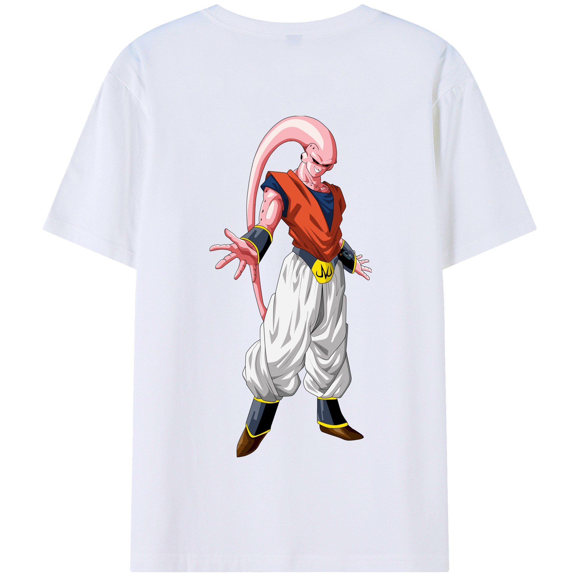 （画像用） ドラゴンボール 魔人ブウ DRAGON BALL Majin Buu 綿100％半袖Tシャツ（背面プリント）