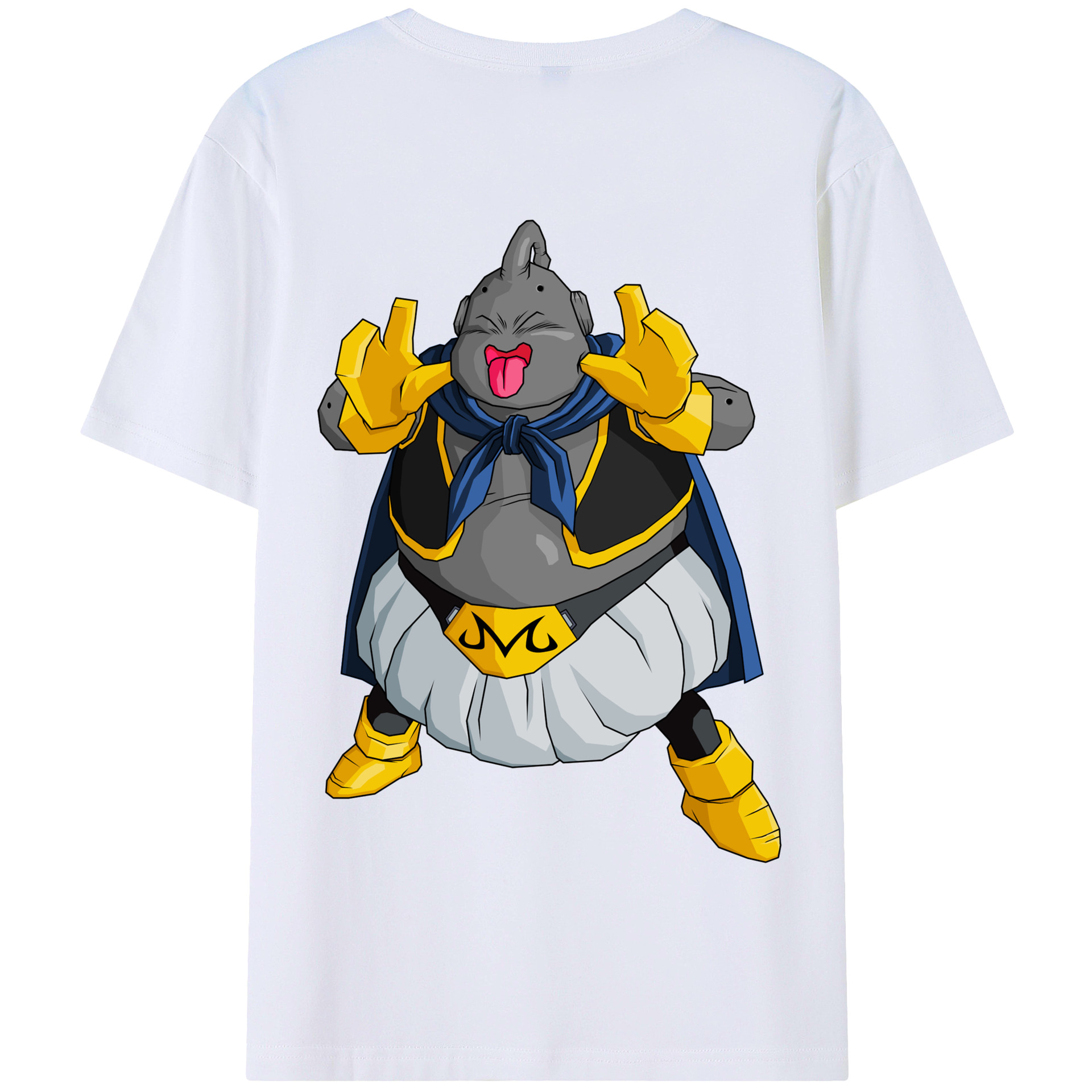 （画像用） ドラゴンボール 魔人ブウ DRAGON BALL Majin Buu 綿100％半袖Tシャツ（背面プリント）