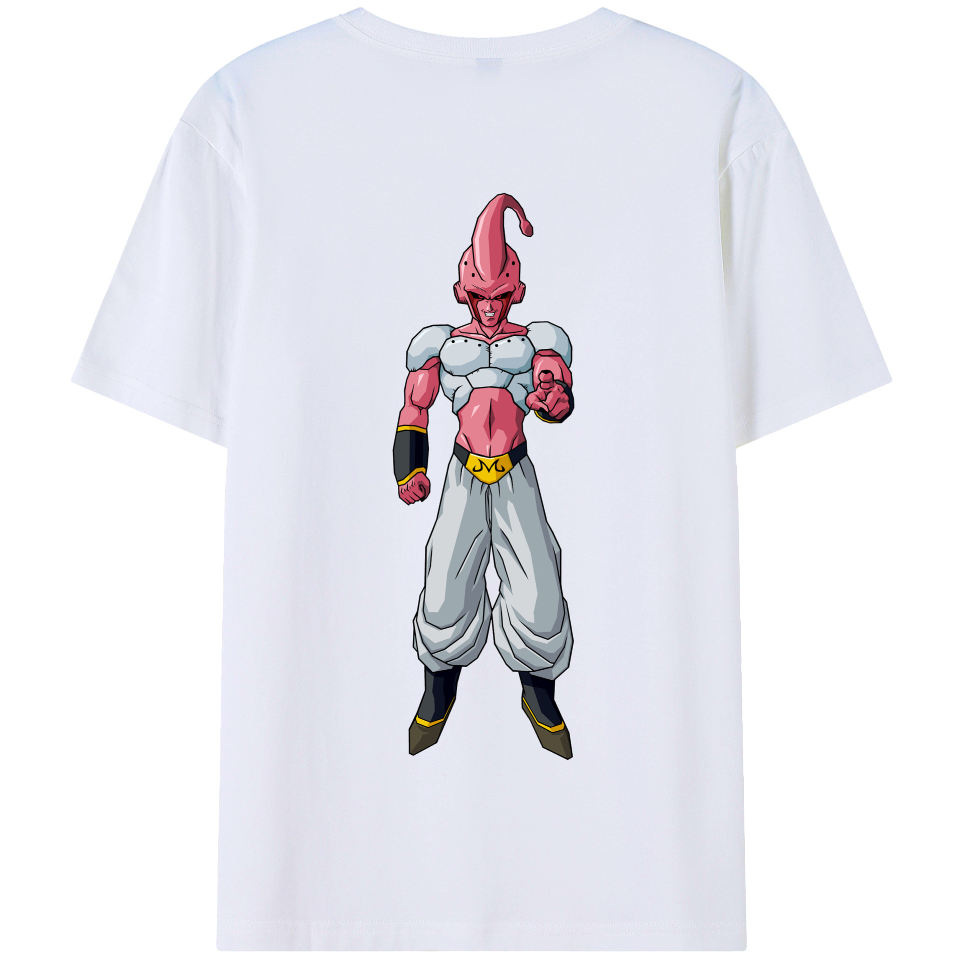 （画像用） ドラゴンボール 魔人ブウ DRAGON BALL Majin Buu 綿100％半袖Tシャツ（背面プリント）