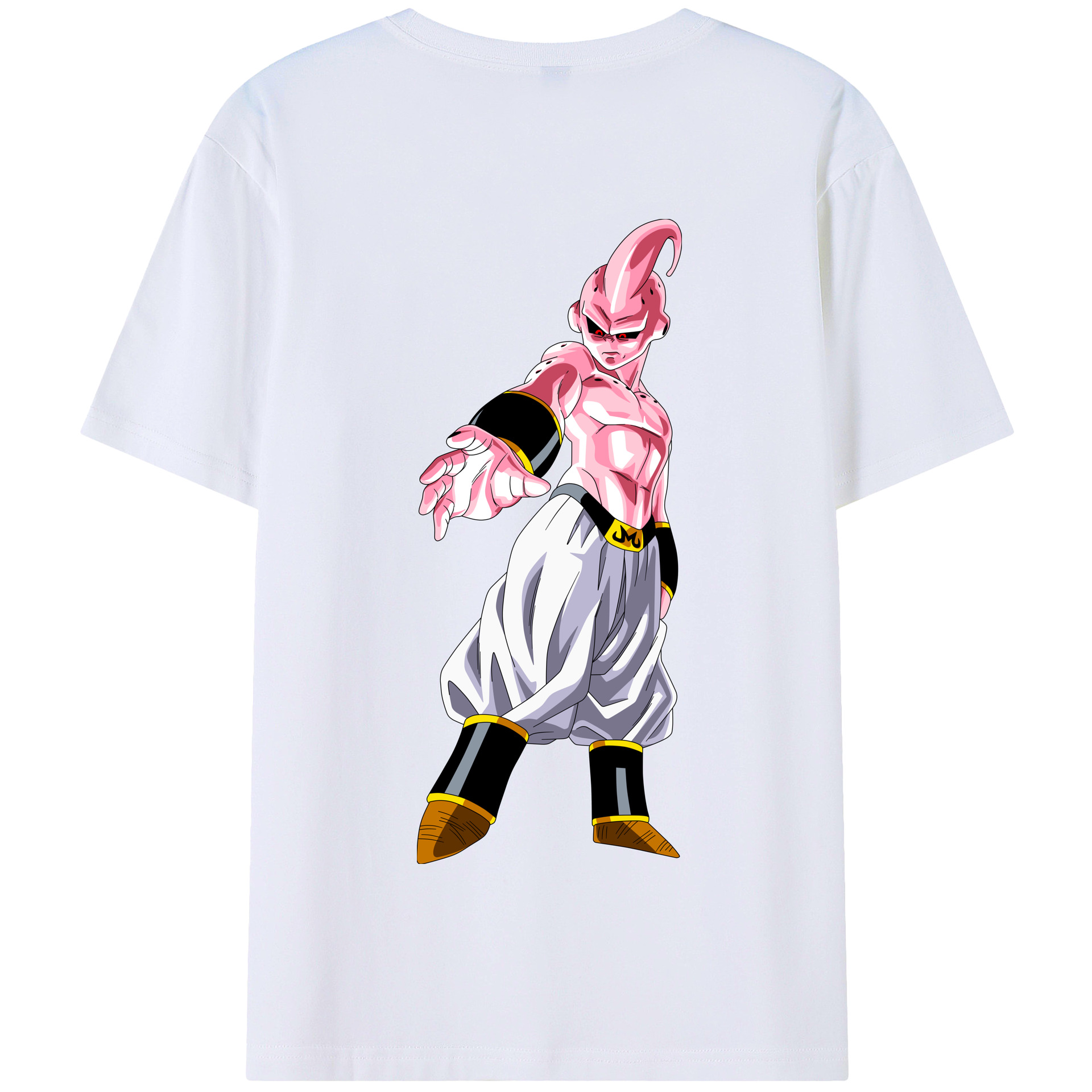 （画像用） ドラゴンボール 魔人ブウ DRAGON BALL Majin Buu 綿100％半袖Tシャツ（背面プリント）