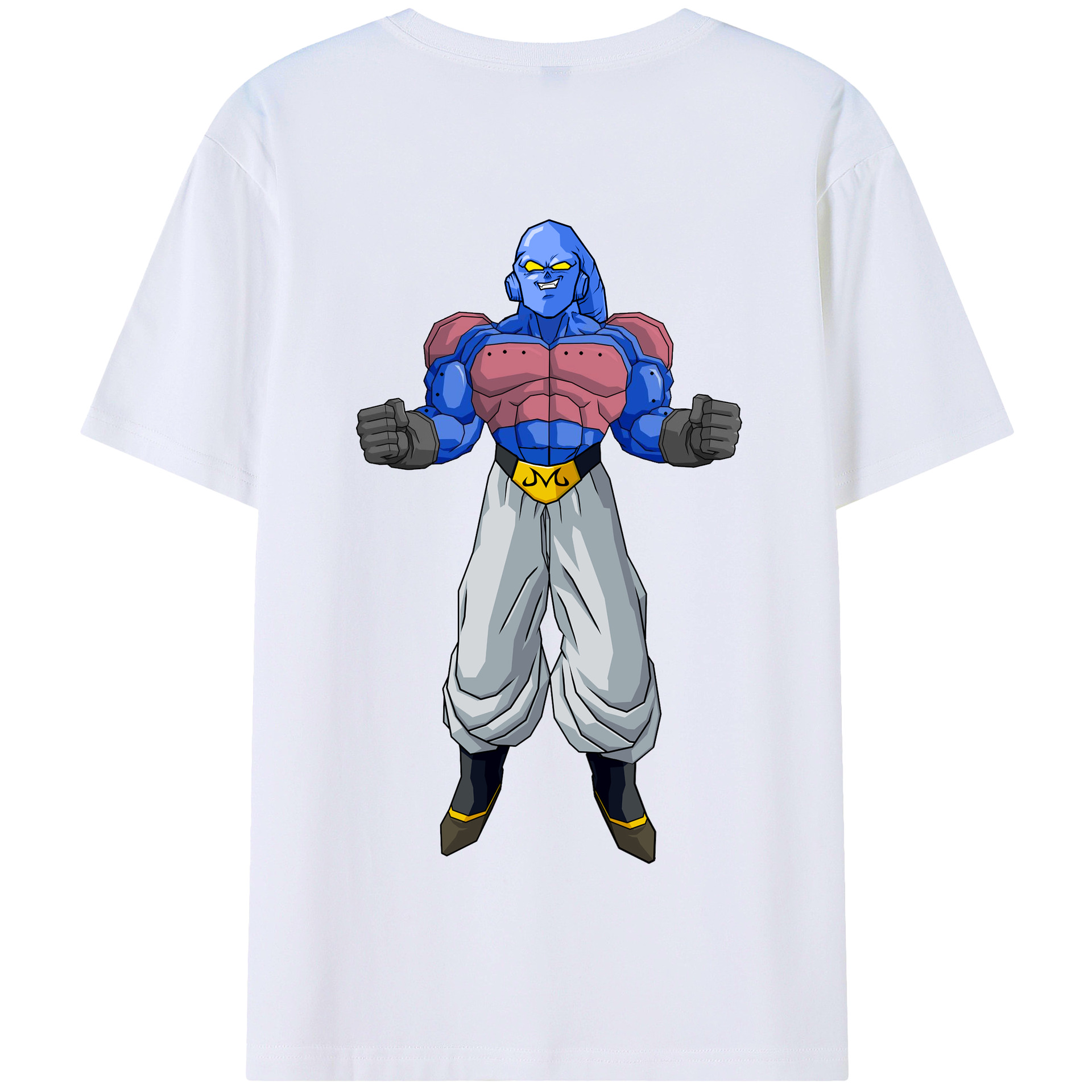 （画像用） ドラゴンボール 魔人ブウ DRAGON BALL Majin Buu 綿100％半袖Tシャツ（背面プリント）