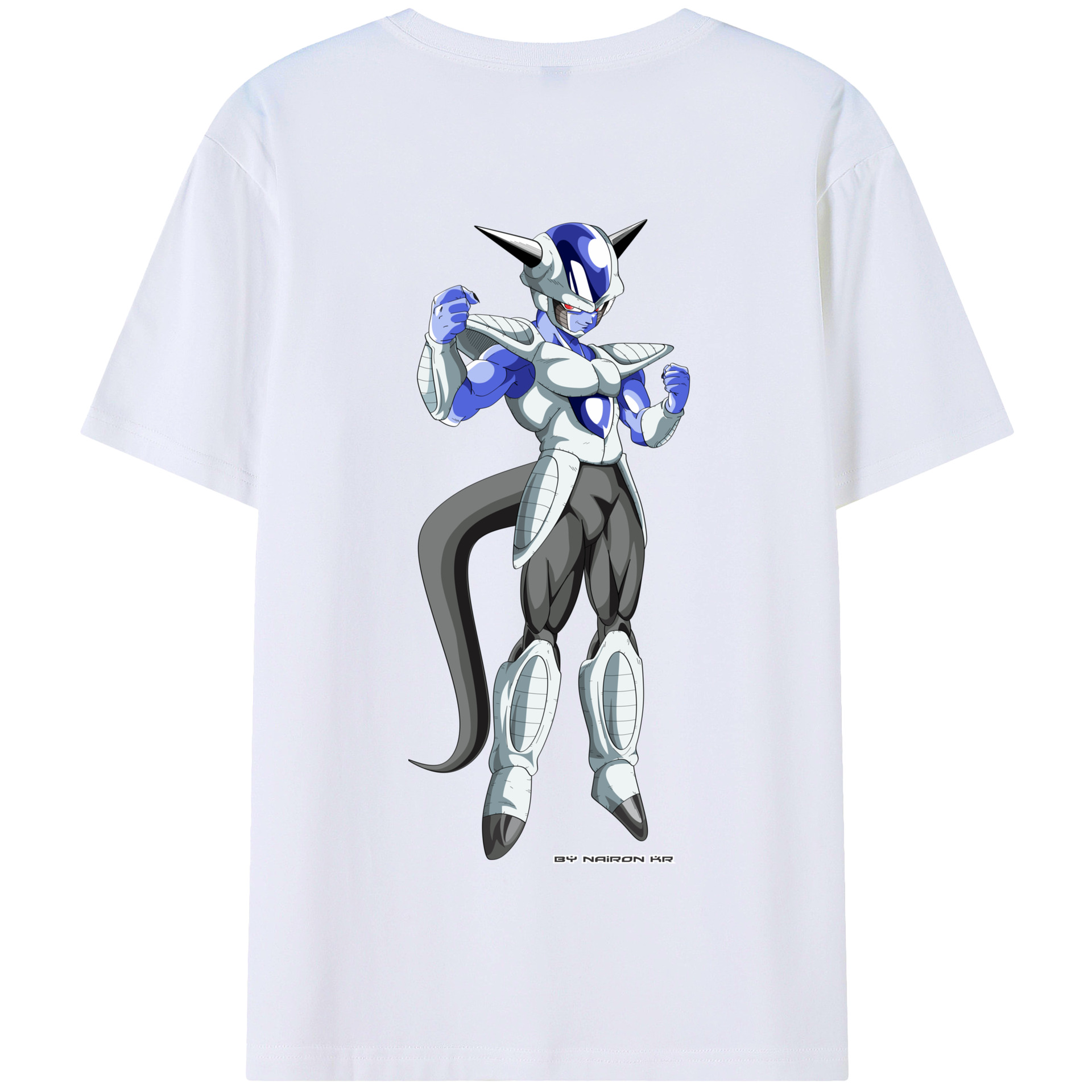 （画像用） ドラゴンボール フリーザ DRAGON BALL Frieza 綿100％半袖Tシャツ（背面プリント）