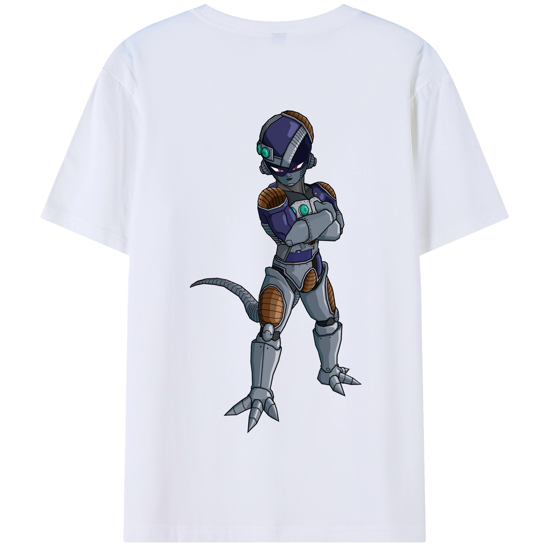 （画像用） ドラゴンボール フリーザ DRAGON BALL Frieza 綿100％半袖Tシャツ（背面プリント）
