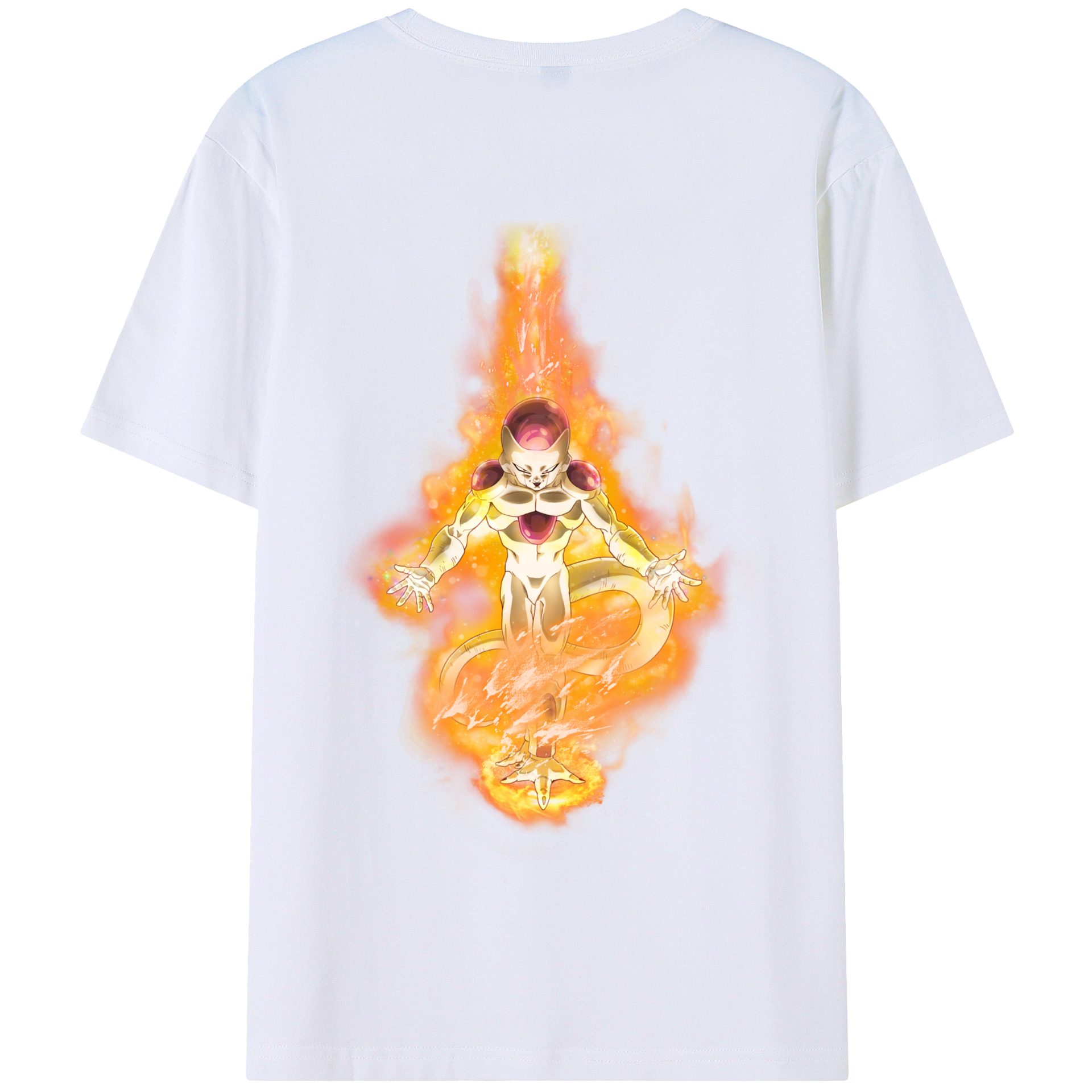 （画像用） ドラゴンボール フリーザ DRAGON BALL Frieza 綿100％半袖Tシャツ（背面プリント）