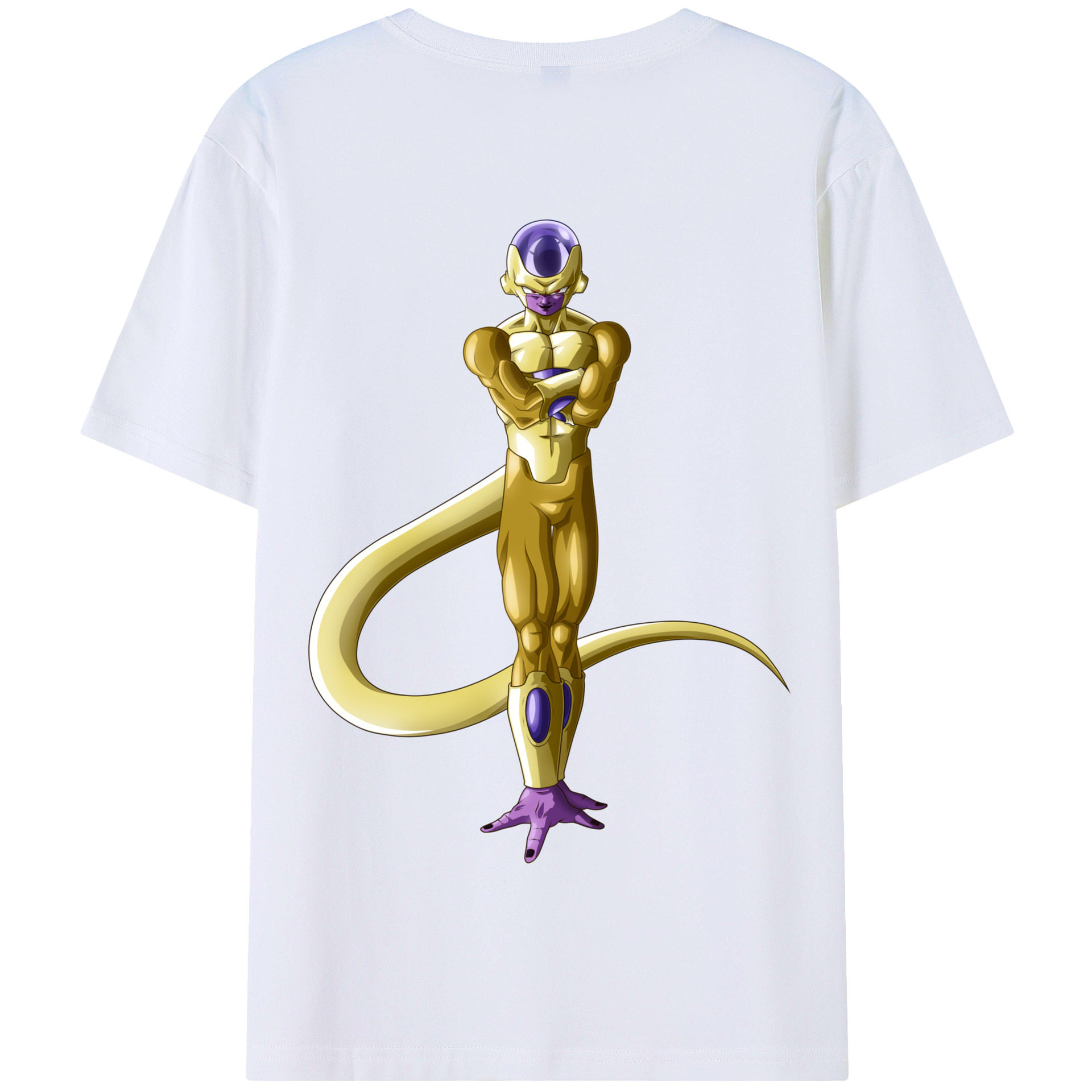 （画像用） ドラゴンボール フリーザ DRAGON BALL Frieza 綿100％半袖Tシャツ（背面プリント）