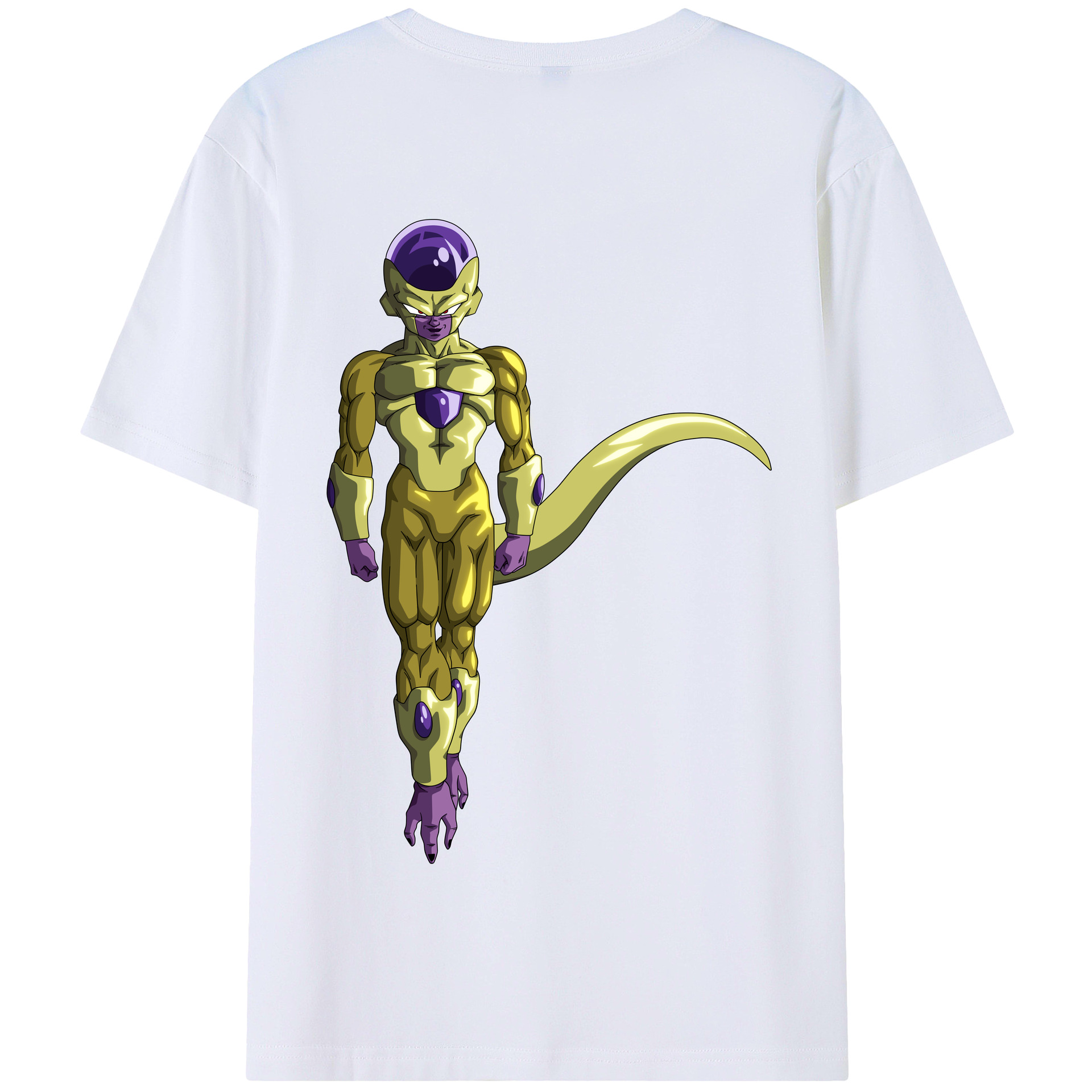 （画像用） ドラゴンボール フリーザ DRAGON BALL Frieza 綿100％半袖Tシャツ（背面プリント）