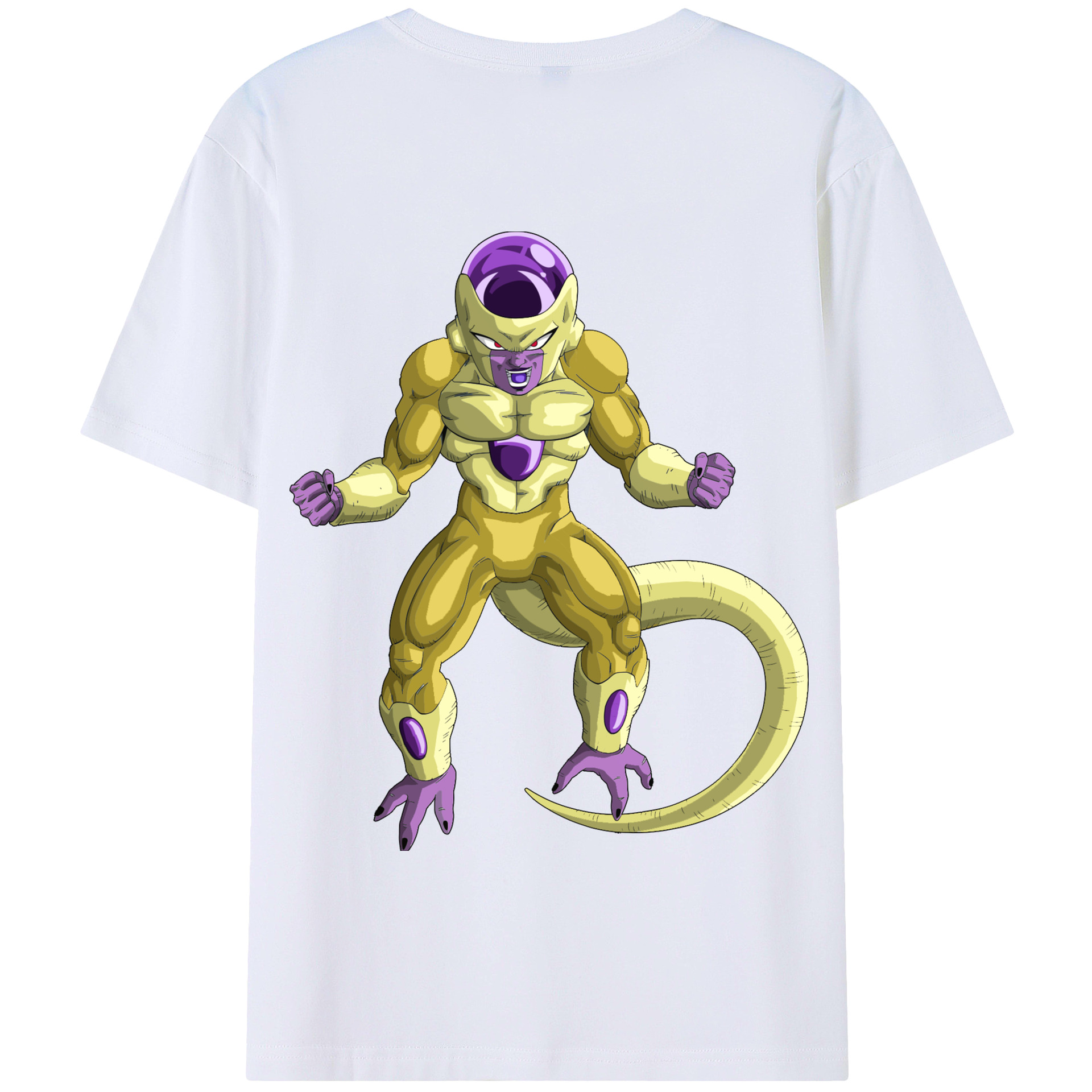 （画像用） ドラゴンボール フリーザ DRAGON BALL Frieza 綿100％半袖Tシャツ（背面プリント）