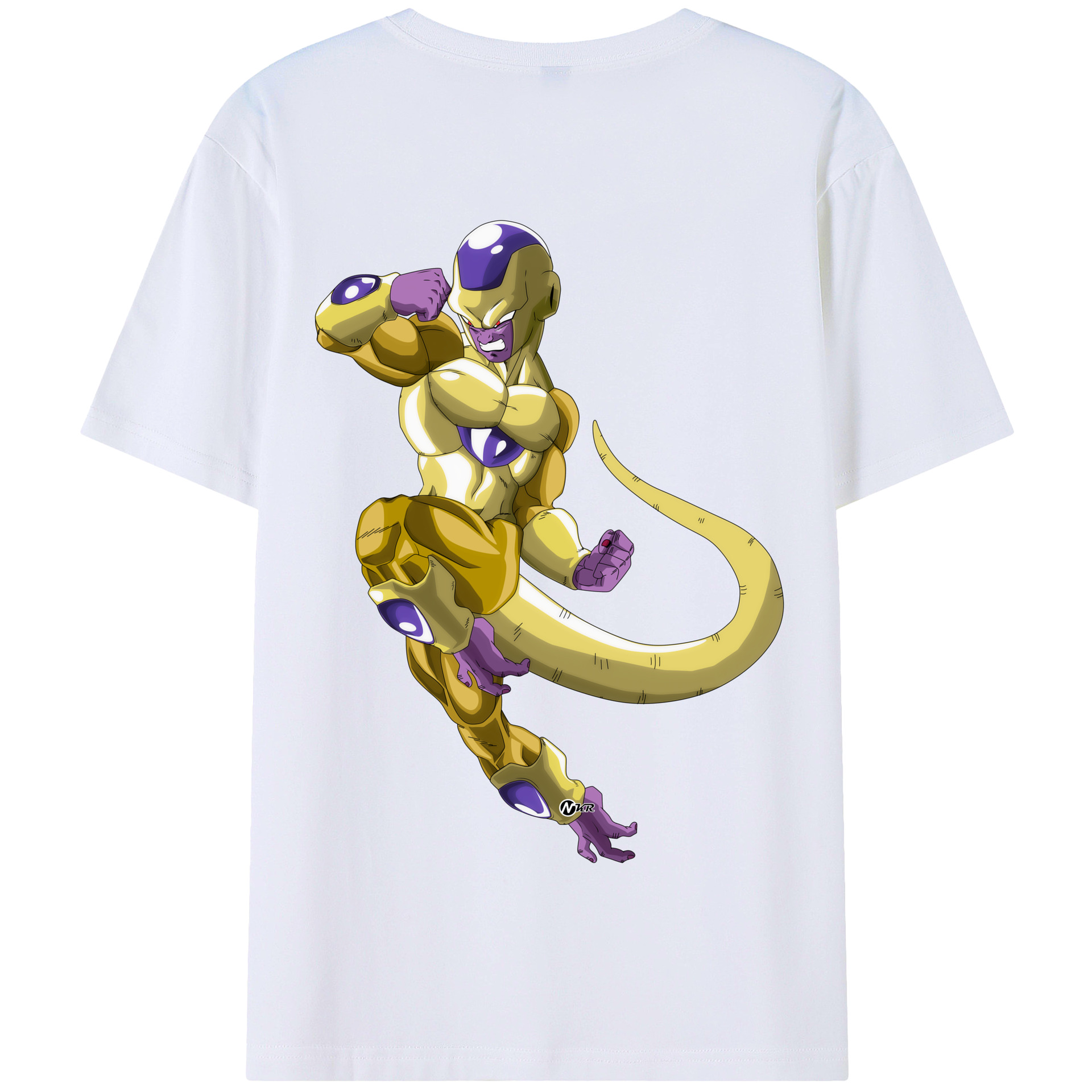 （画像用） ドラゴンボール フリーザ DRAGON BALL Frieza 綿100％半袖Tシャツ（背面プリント）