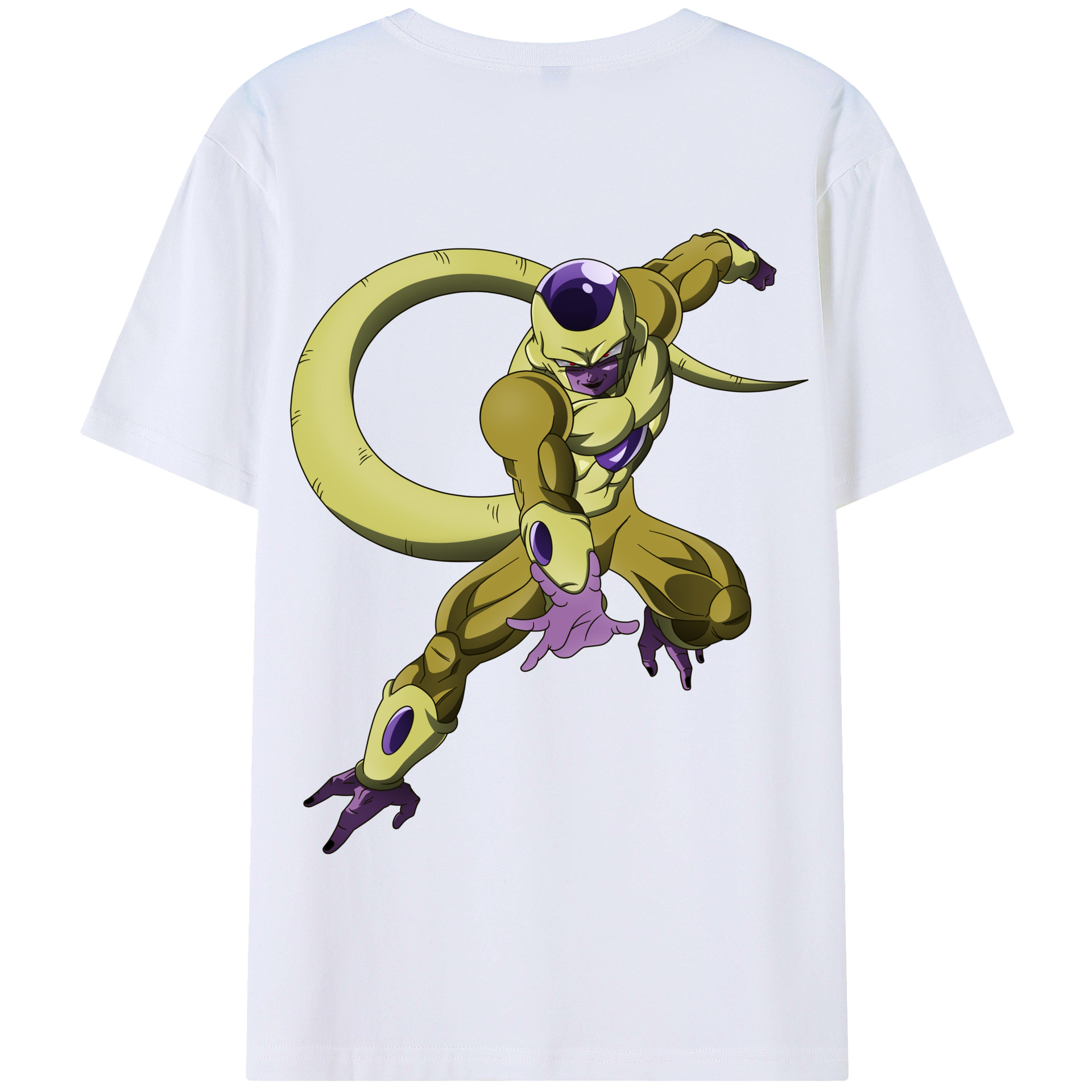 （画像用） ドラゴンボール フリーザ DRAGON BALL Frieza 綿100％半袖Tシャツ（背面プリント）