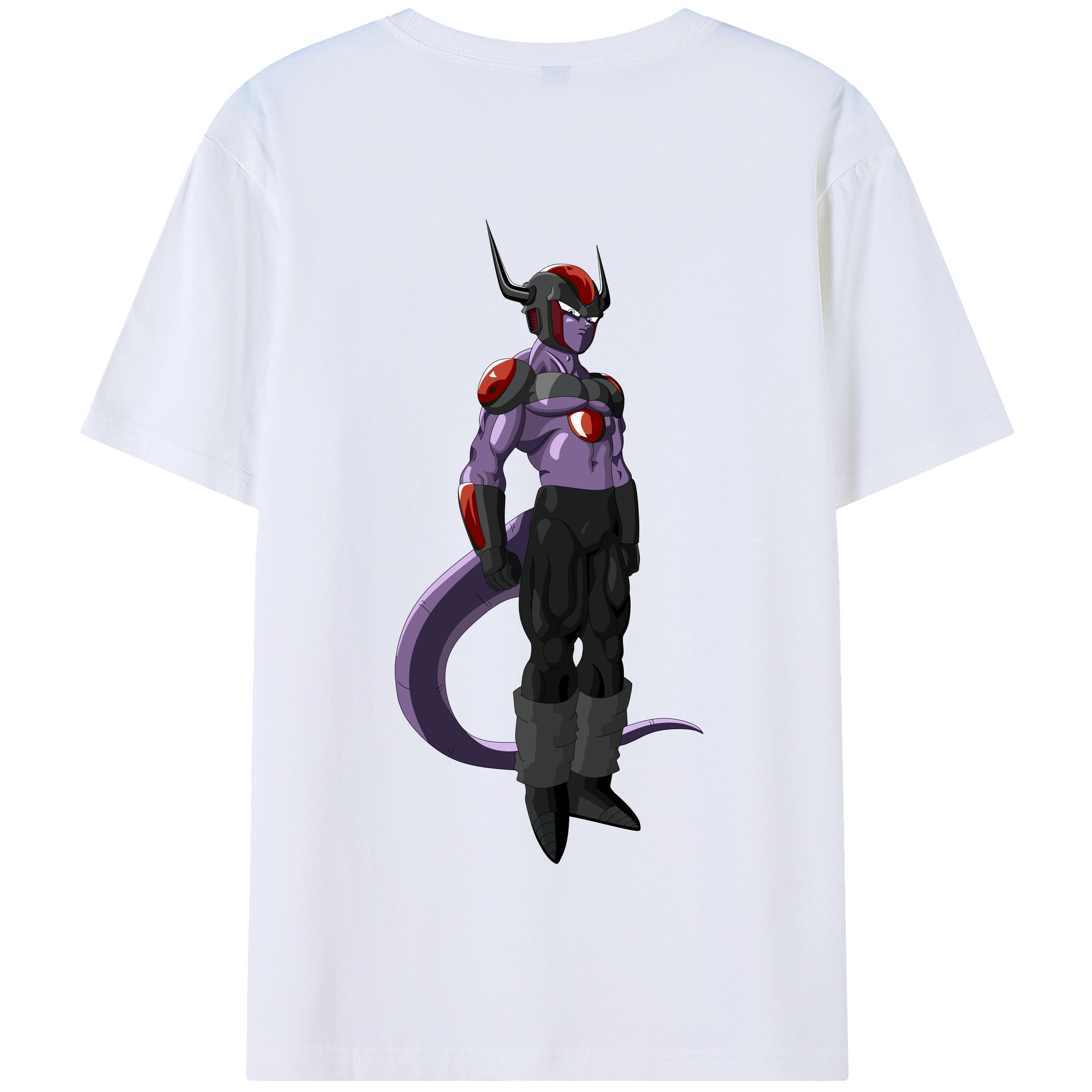 （画像用） ドラゴンボール フリーザ DRAGON BALL Frieza 綿100％半袖Tシャツ（背面プリント）
