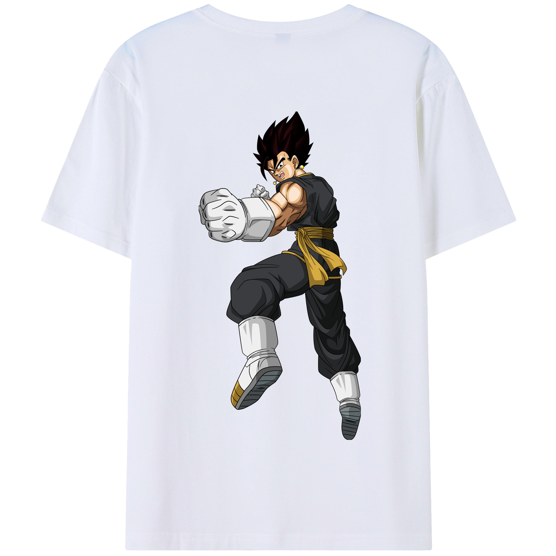 （画像用） ドラゴンボール ベジット DRAGON BALL Vegetto 綿100％半袖Tシャツ（背面プリント）