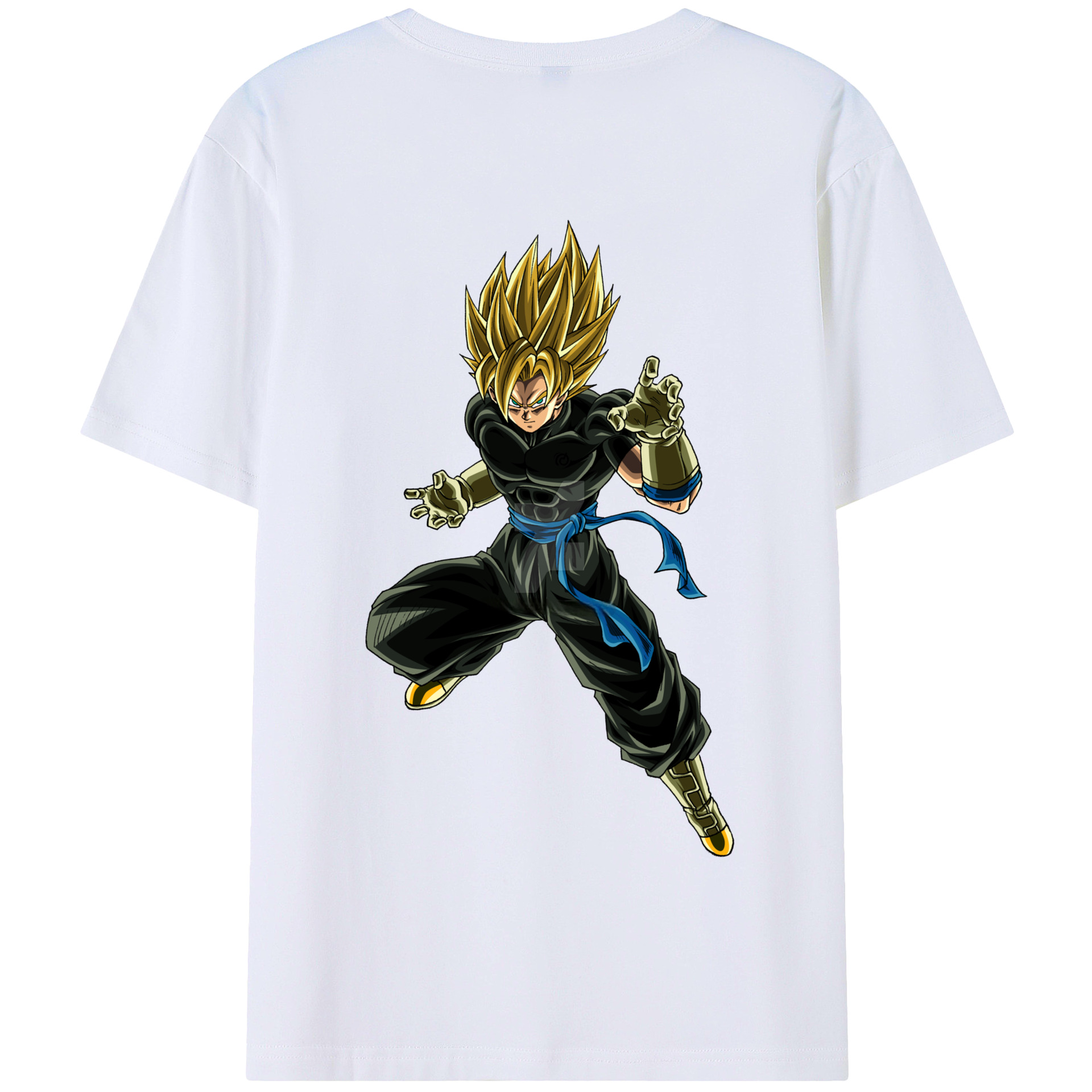 （画像用） ドラゴンボール ベジット DRAGON BALL Vegetto 綿100％半袖Tシャツ（背面プリント）
