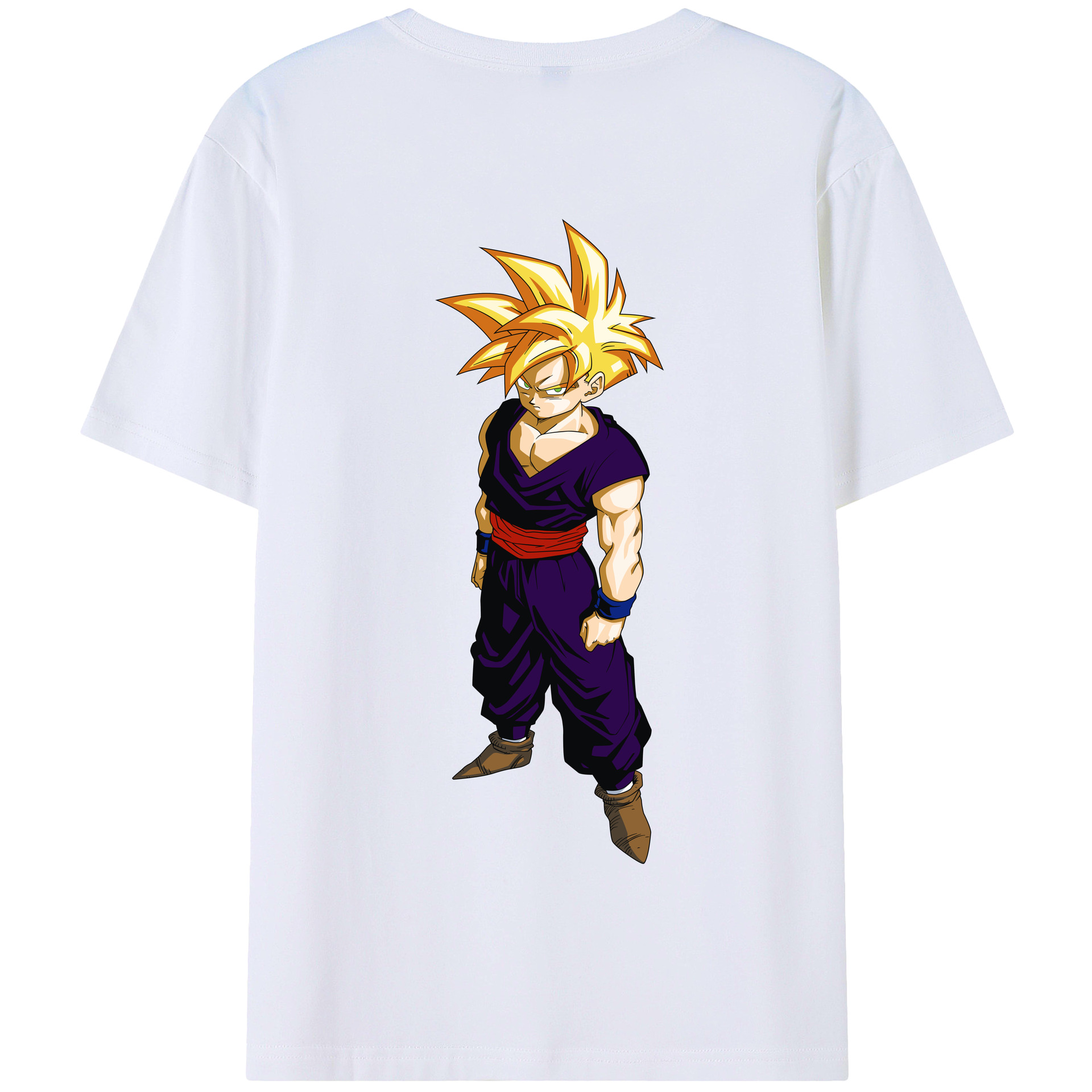 （画像用） ドラゴンボール ベジット DRAGON BALL Vegetto 綿100％半袖Tシャツ（背面プリント）
