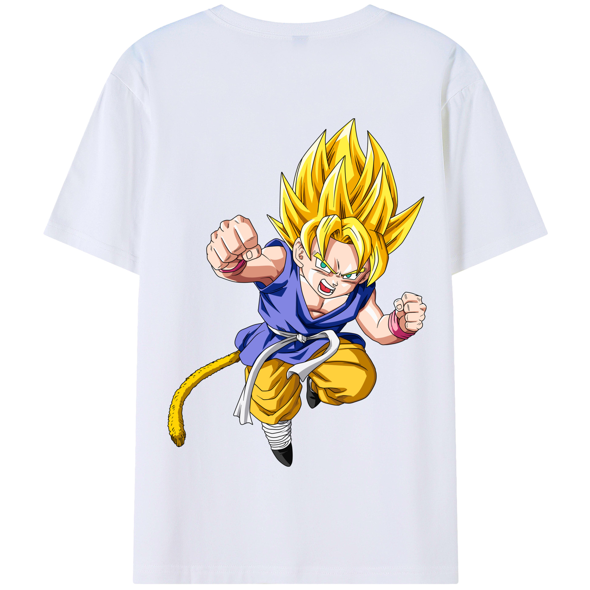 （画像用） ドラゴンボール ベジット DRAGON BALL Vegetto 綿100％半袖Tシャツ（背面プリント）
