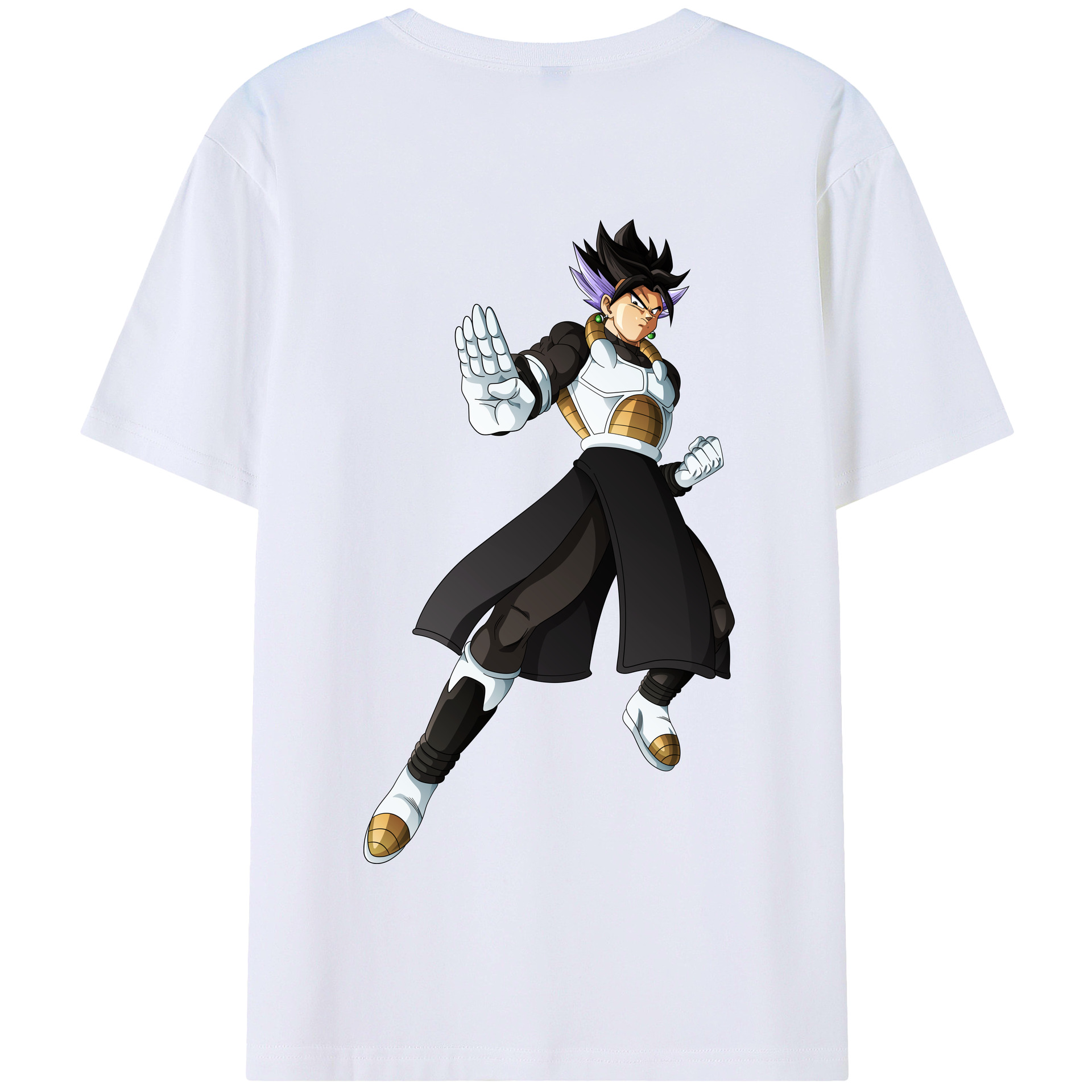 （画像用） ドラゴンボール ベジット DRAGON BALL Vegetto 綿100％半袖Tシャツ（背面プリント）
