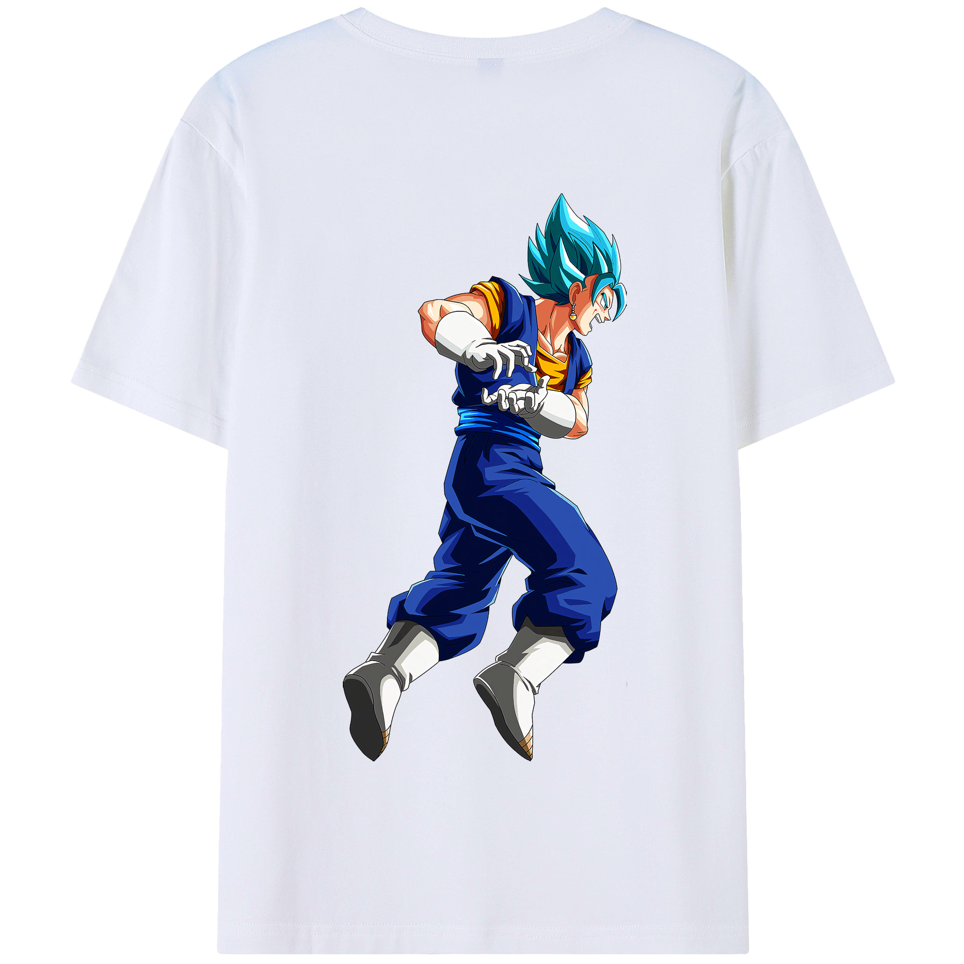 （画像用） ドラゴンボール ベジット DRAGON BALL Vegetto 綿100％半袖Tシャツ（背面プリント）