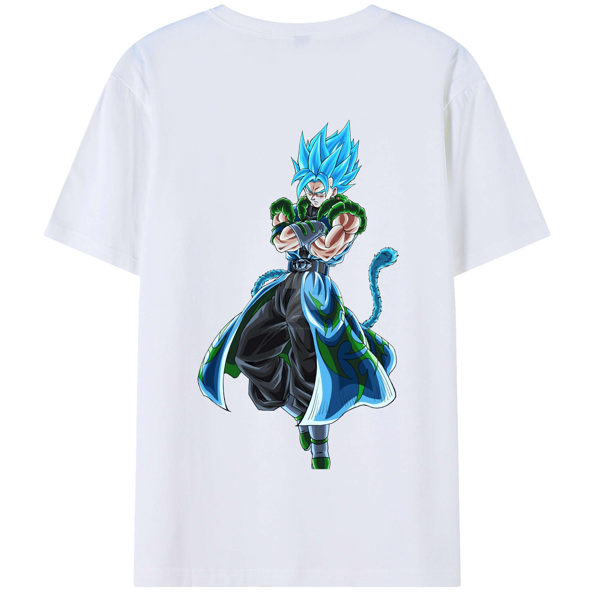 （画像用） ドラゴンボール ベジット DRAGON BALL Vegetto 綿100％半袖Tシャツ（背面プリント）