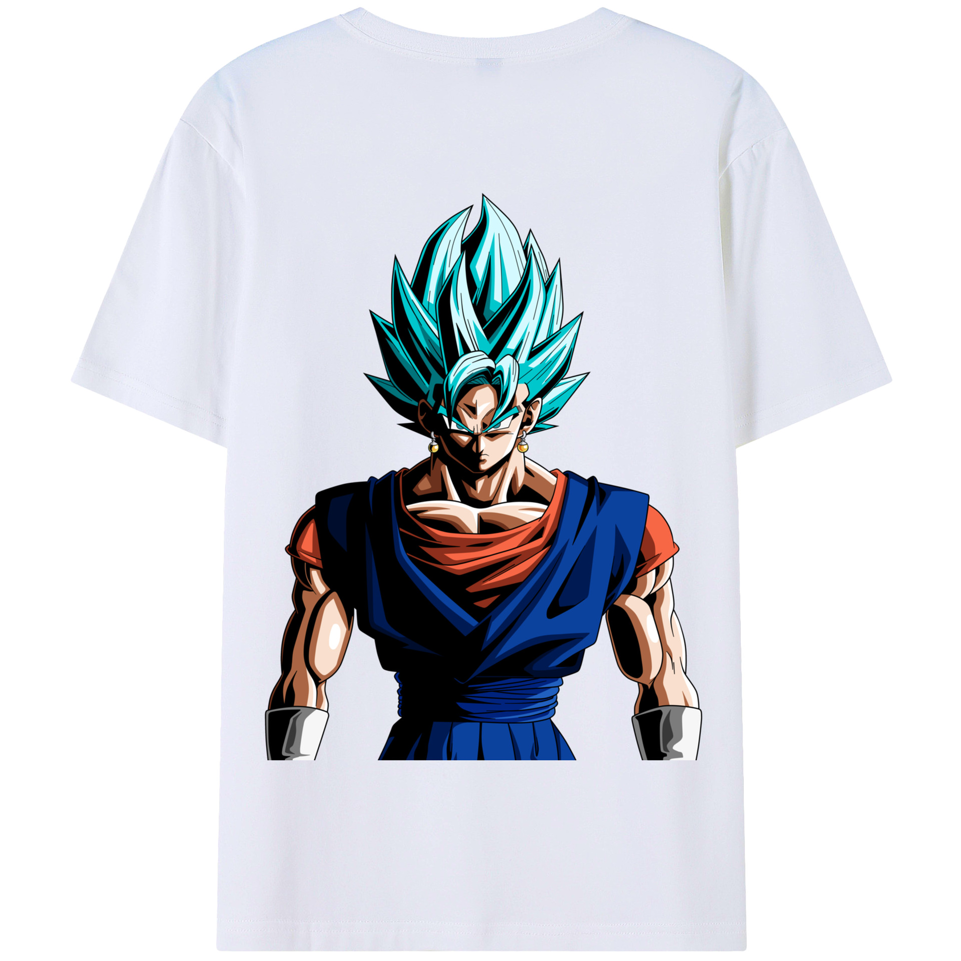 （画像用） ドラゴンボール ベジット DRAGON BALL Vegetto 綿100％半袖Tシャツ（背面プリント）